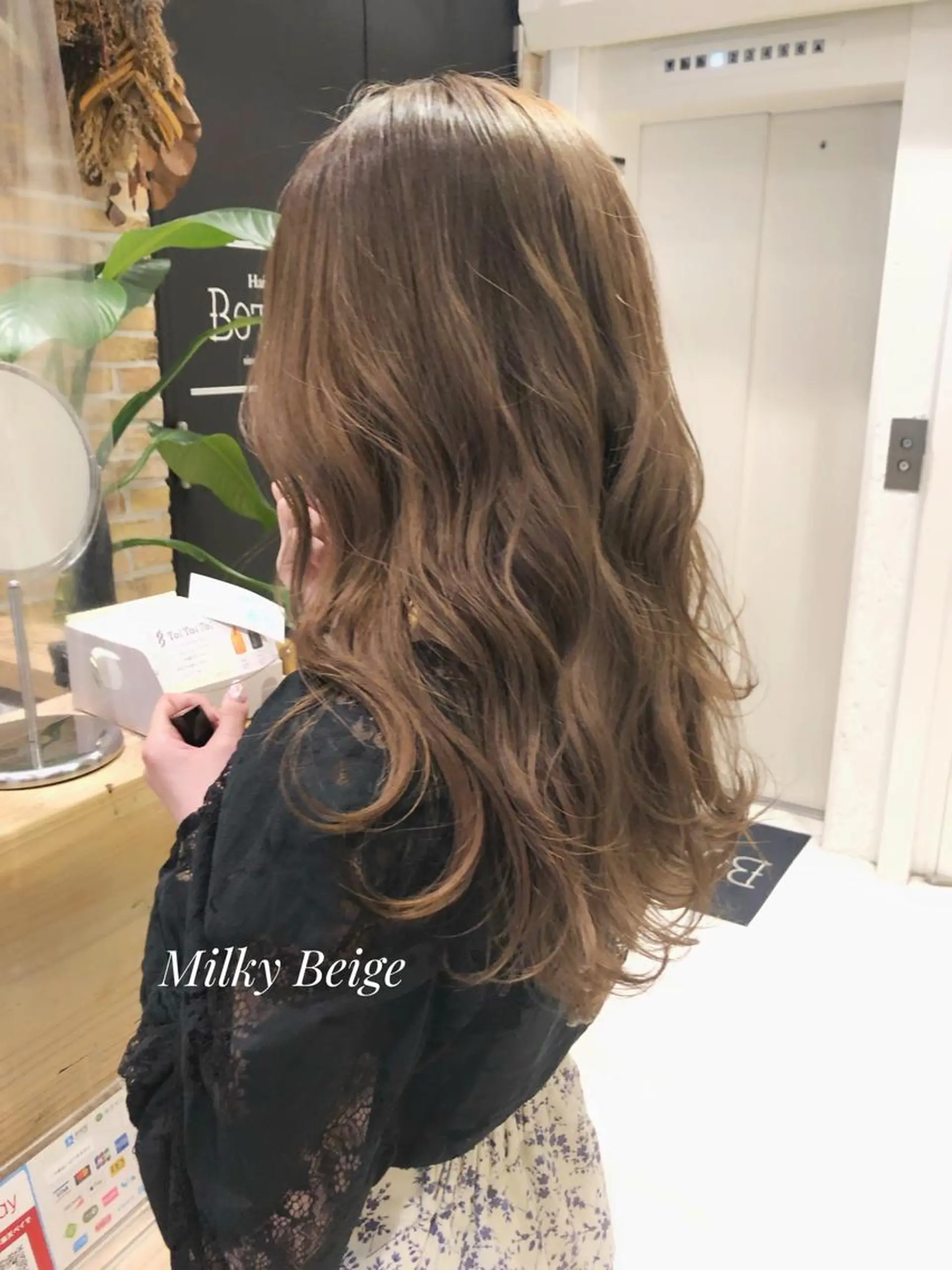 ロング ヘアカラー トリートメント ヘアセット ✨透明感ケアカラー✨ 長野ゆきなのヘアスタイル