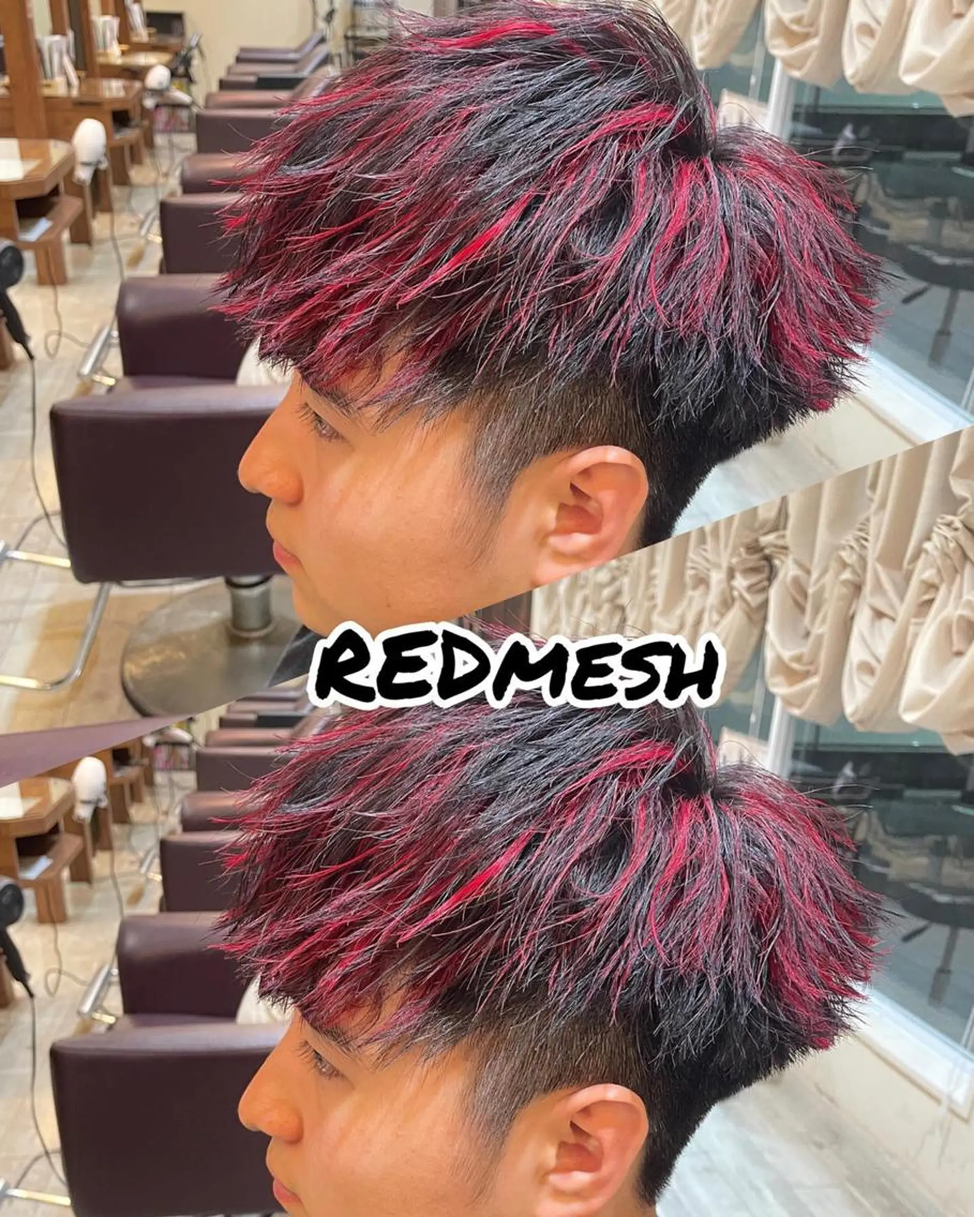 メンズ メンズブリーチ メンズメッシュ メンズパーマ 仙台/メンズ/ フェザー/リョウのヘアスタイル