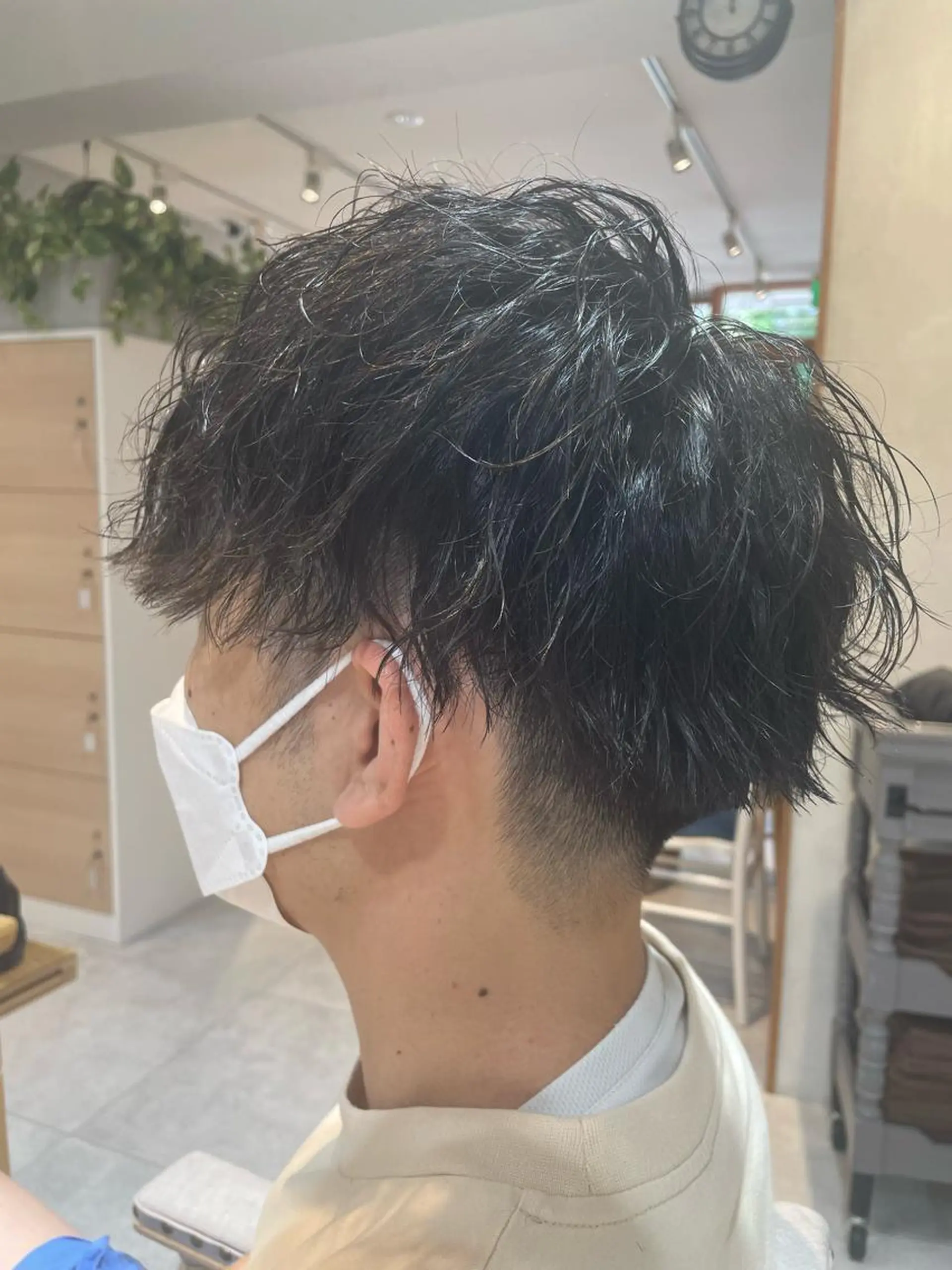 ショート パーマ メンズ カット パーマ トリートメント ヘッドスパ 【店長】 草間大輔のヘアスタイル