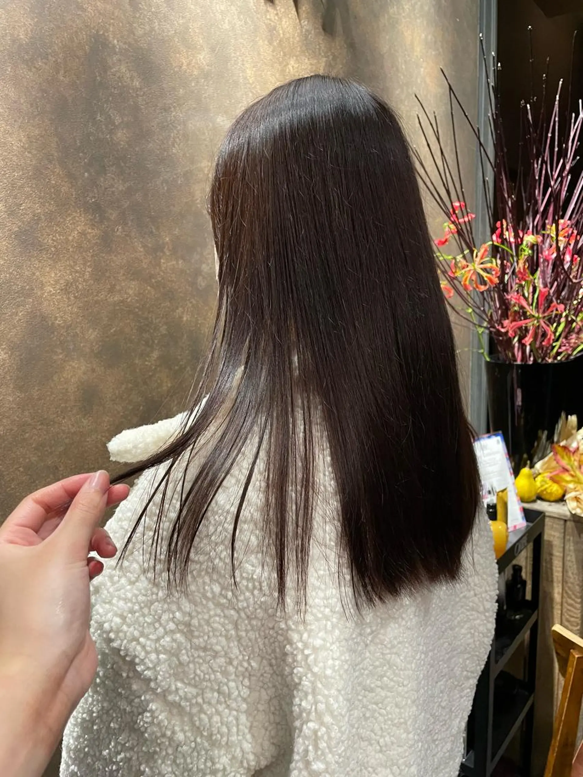 ミディアム ヘアカラー 松木 花鈴のヘアスタイル