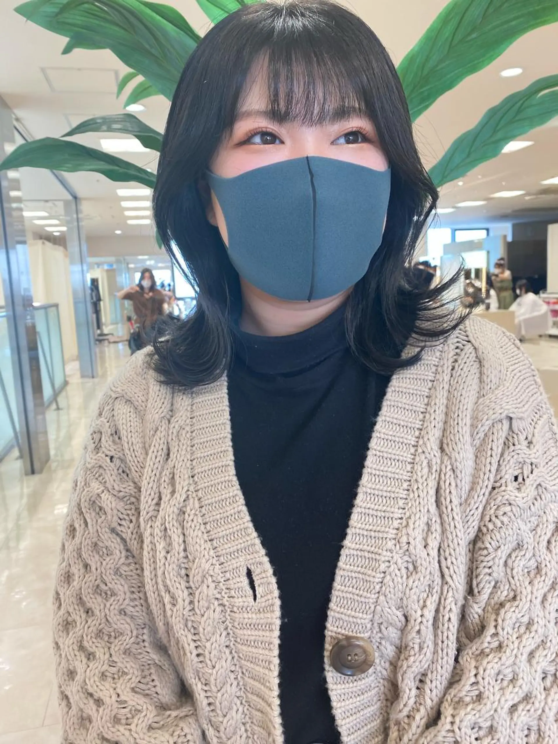 ミディアム カラー カット トリートメント レイヤー/ウルフ🤎 mayo.のヘアスタイル