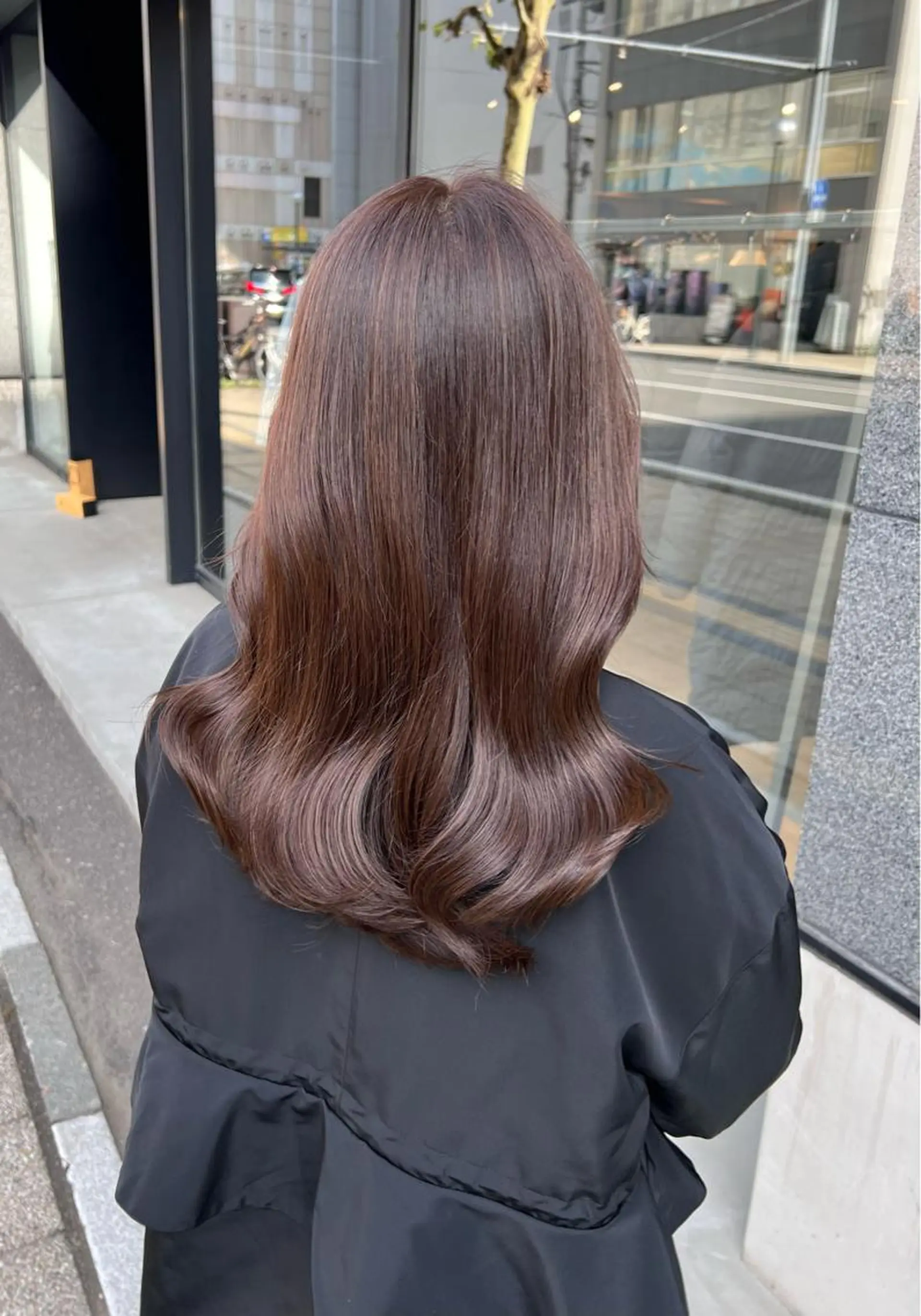 セミロング カラー ベージュカラー ショコラベージュ カット ヘアカラー トリートメント 寺山 雄哉のヘアスタイル