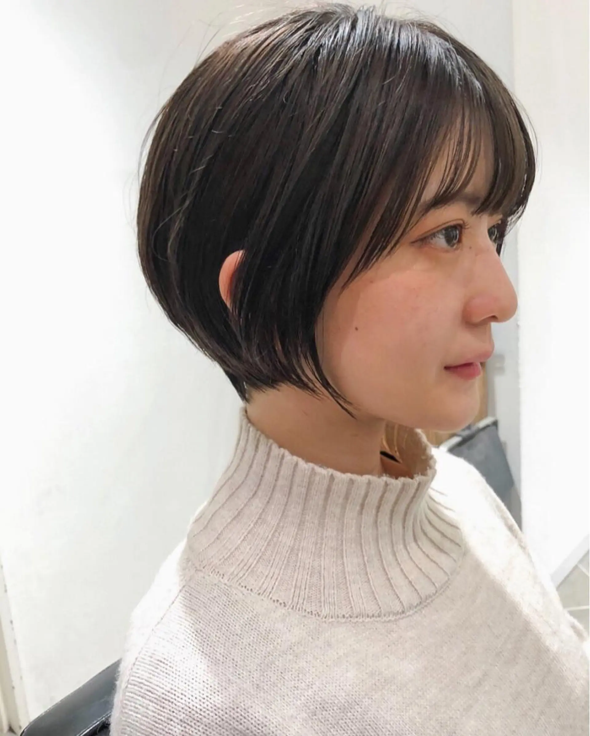 ショート カラー ショートボブ ボブ ショートヘア カット ヘアカラー トリートメント 村上雅人 ナチュラルモードのヘアスタイル