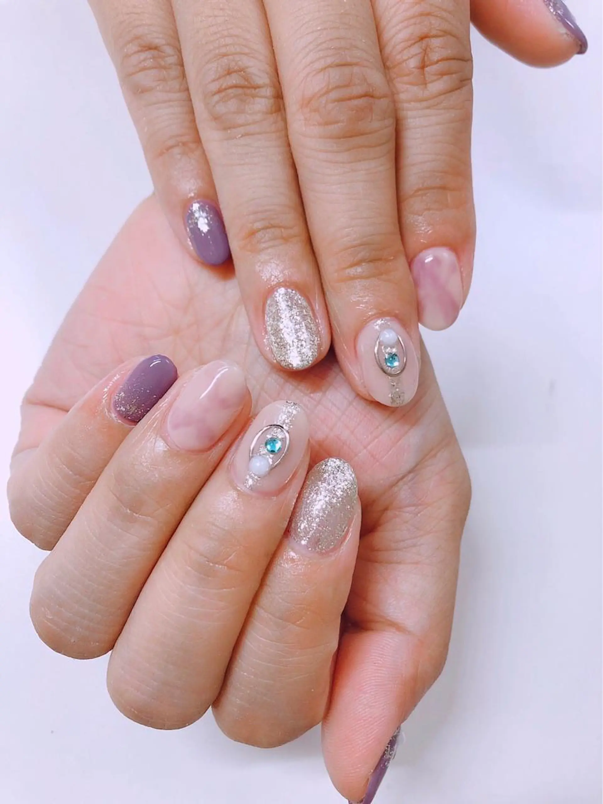 ネイル フットネイル ワンカラーネイル Lily Roseスタッフ一同のマツエク・マツパデザイン