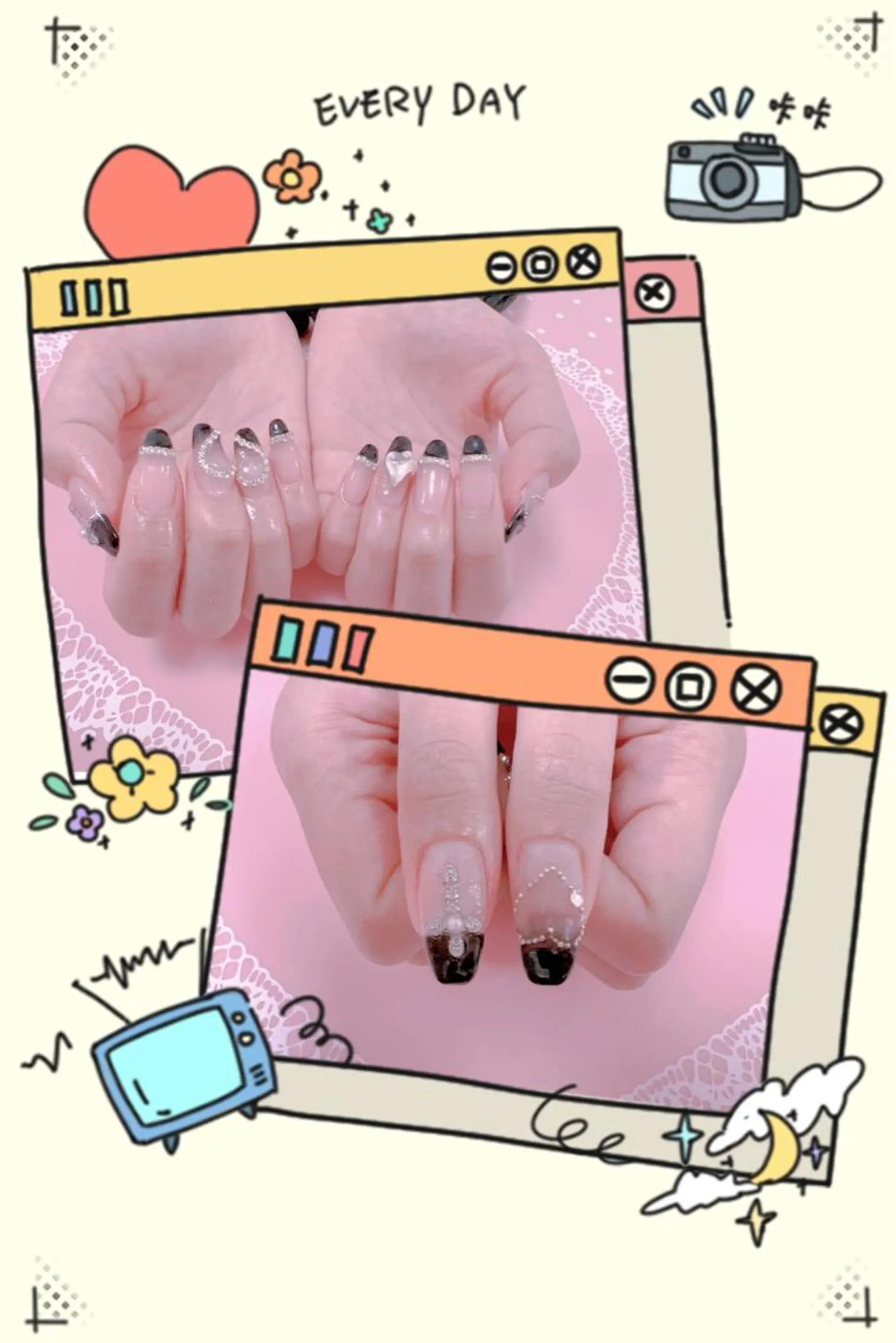 ネイル はぴねす所属・横浜 美夢のネイルデザイン