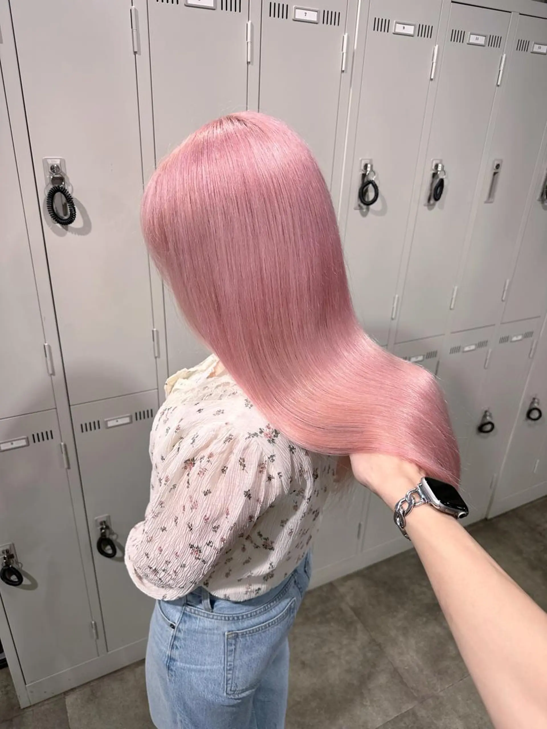 ロング カラー ヘアカラー トリートメント エフェクトブリーチ 🌟前澤啓太朗のヘアスタイル