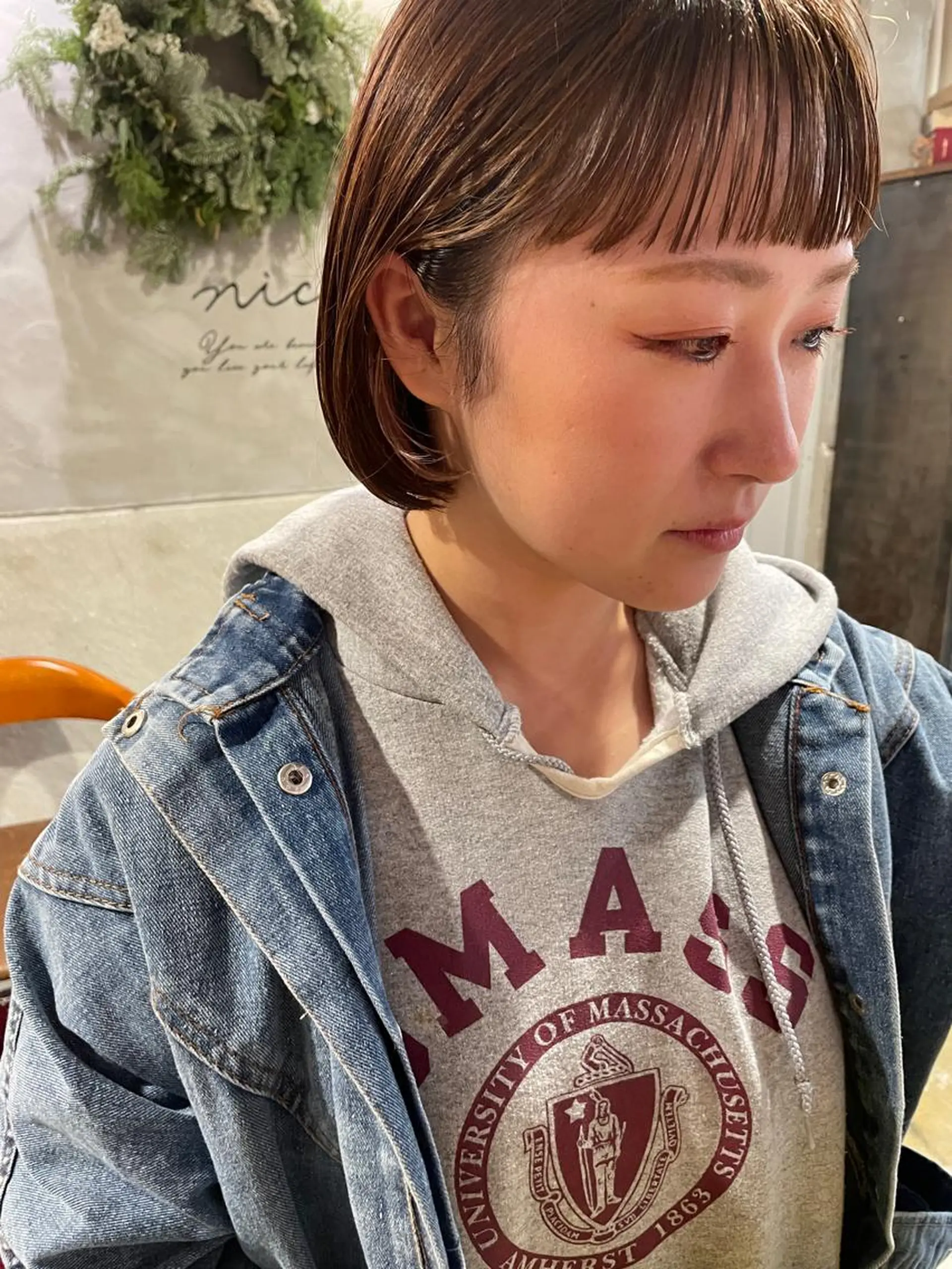 ショート ボブ カット さの あやねのヘアスタイル