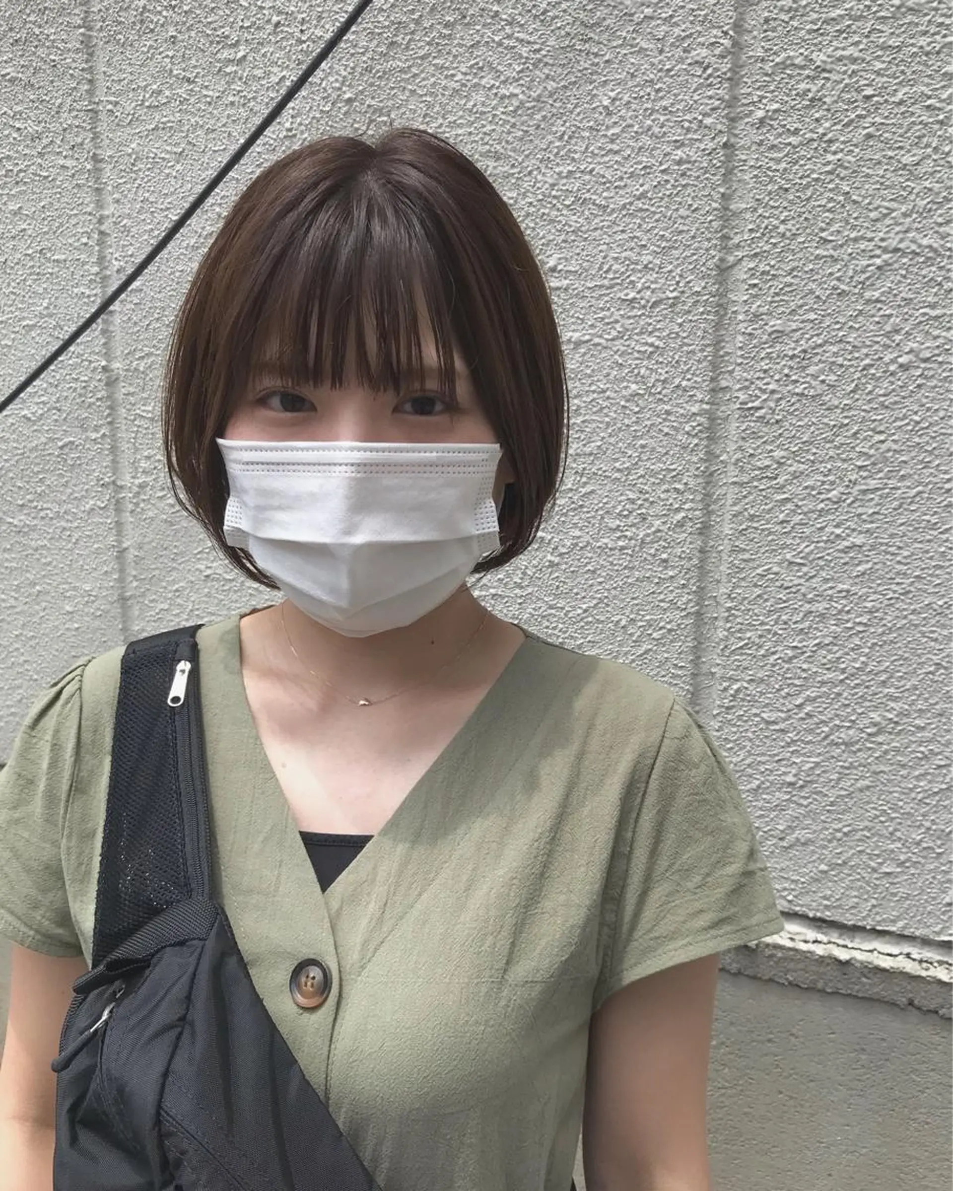 ショート ボブ カット ヘアカラー トリートメント さの あやねのヘアスタイル