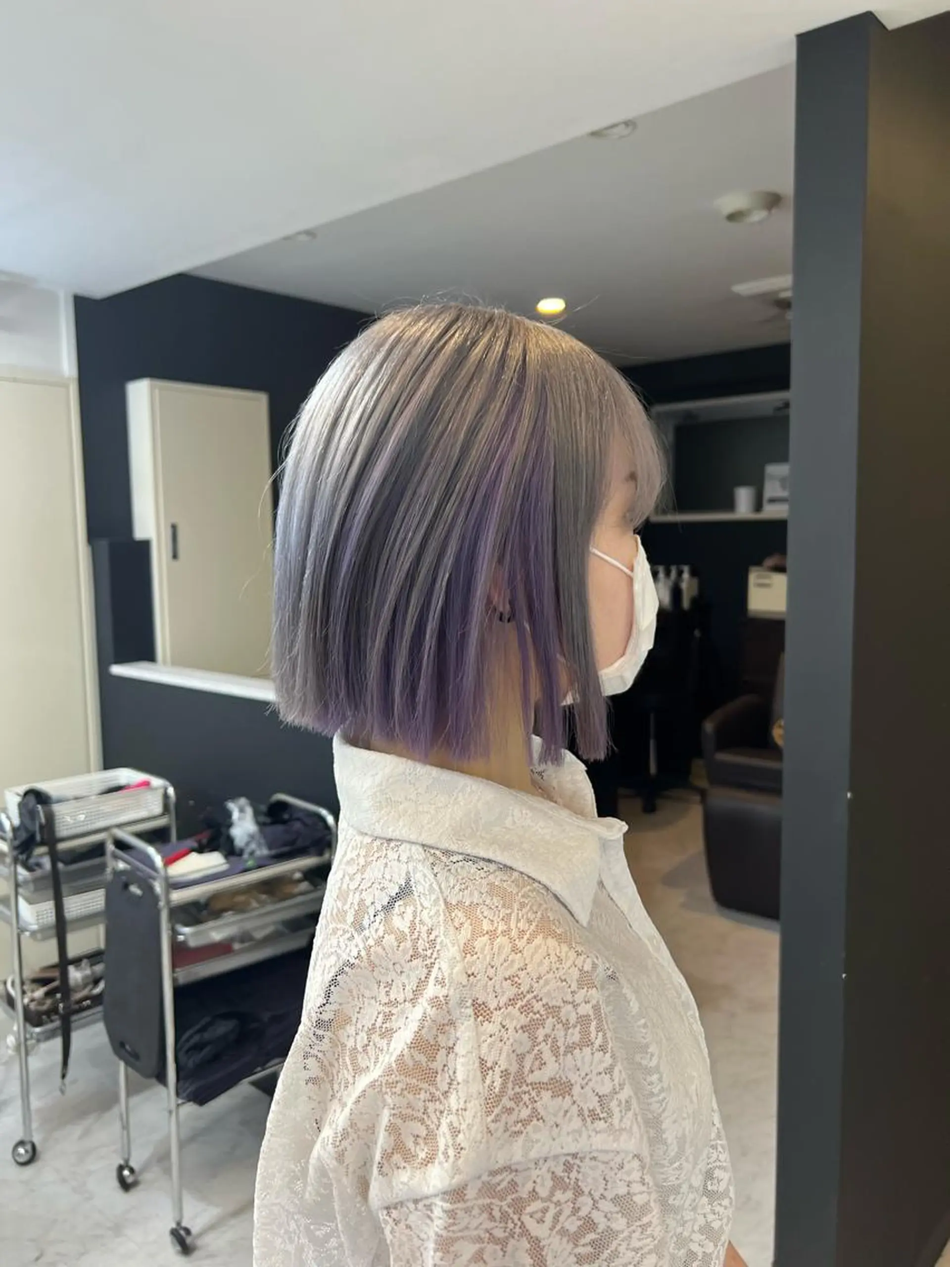 ショート カラー 🦋韓国ヘア 坂本 菜摘🦋のヘアスタイル