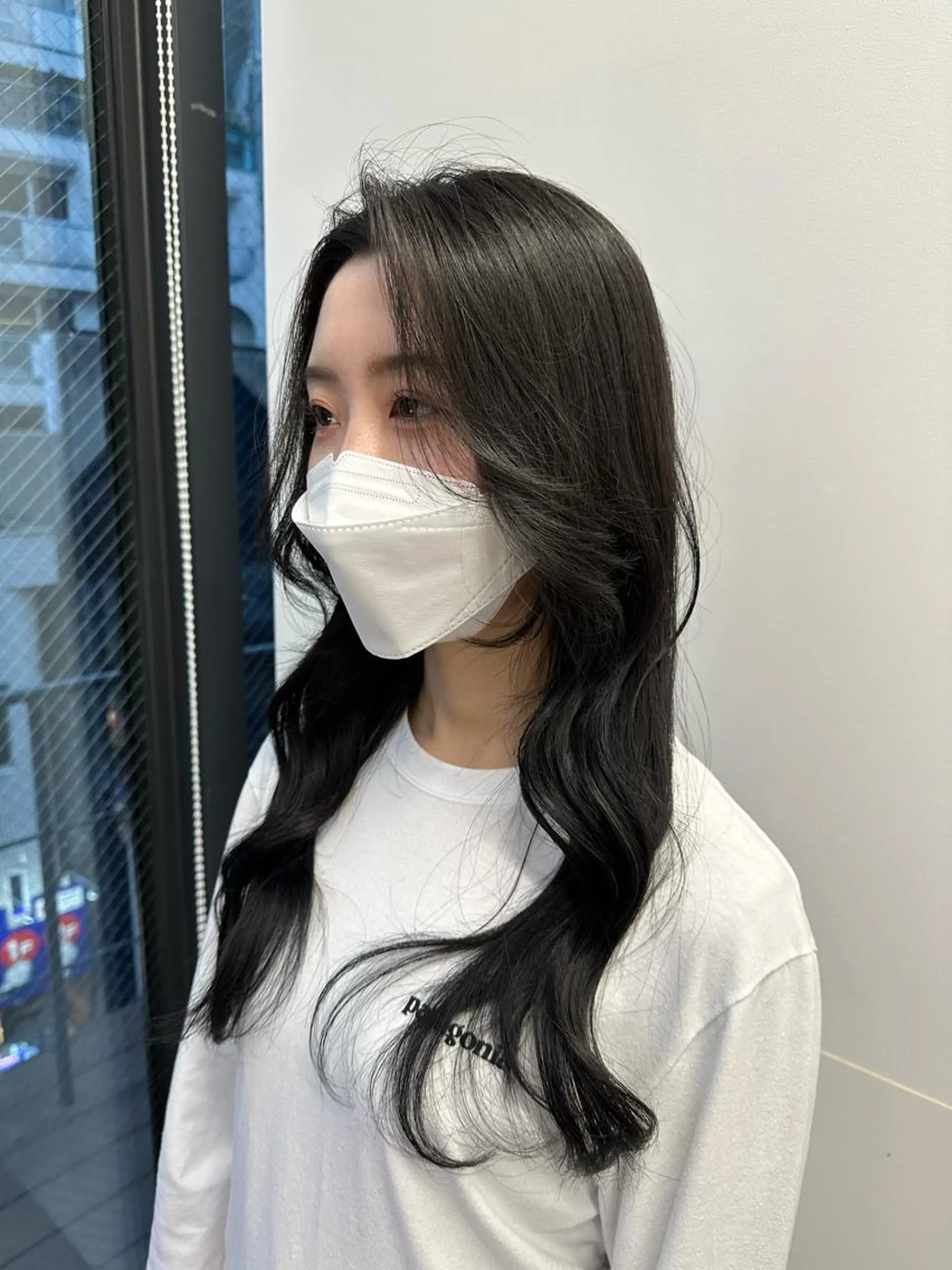 ミディアム カラー 韓国ヘア 店長NEGIのヘアスタイル