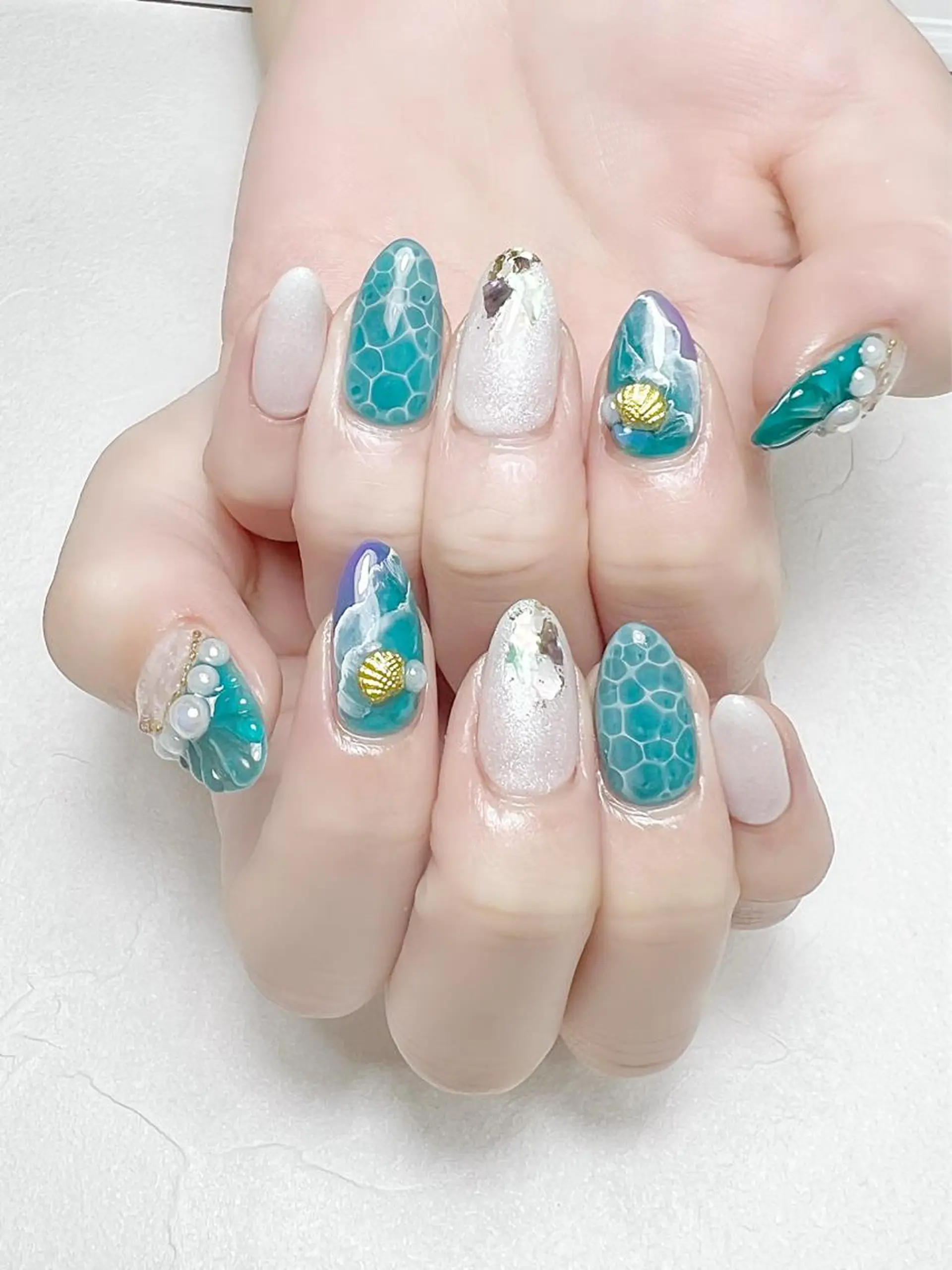 ネイル 夏ネイル rouse nail RISATOのネイルデザイン