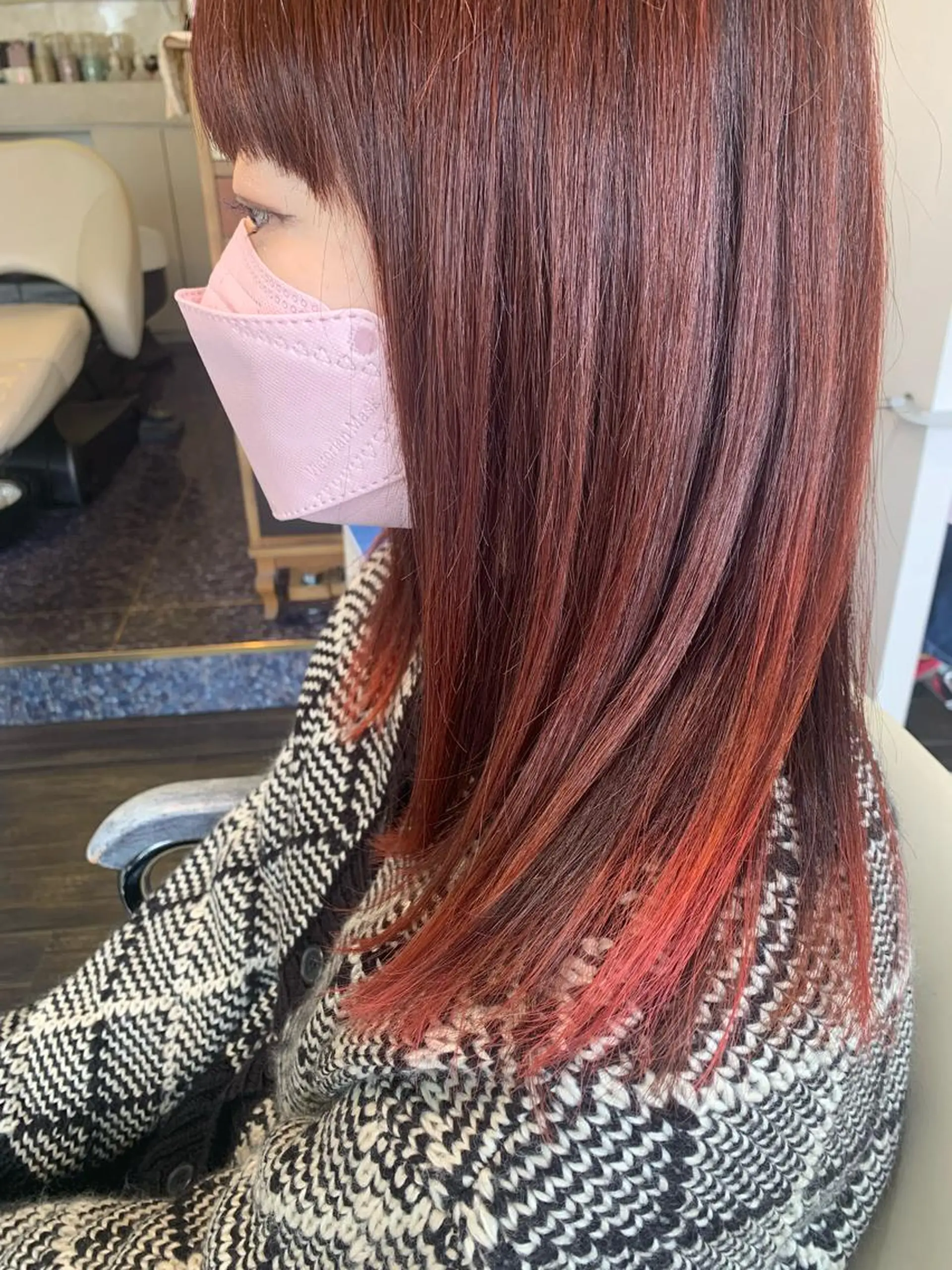 ロング カラー ヘアカラー トリートメント ヘアセット 🌸スタイリスト 山浦美恵のヘアスタイル