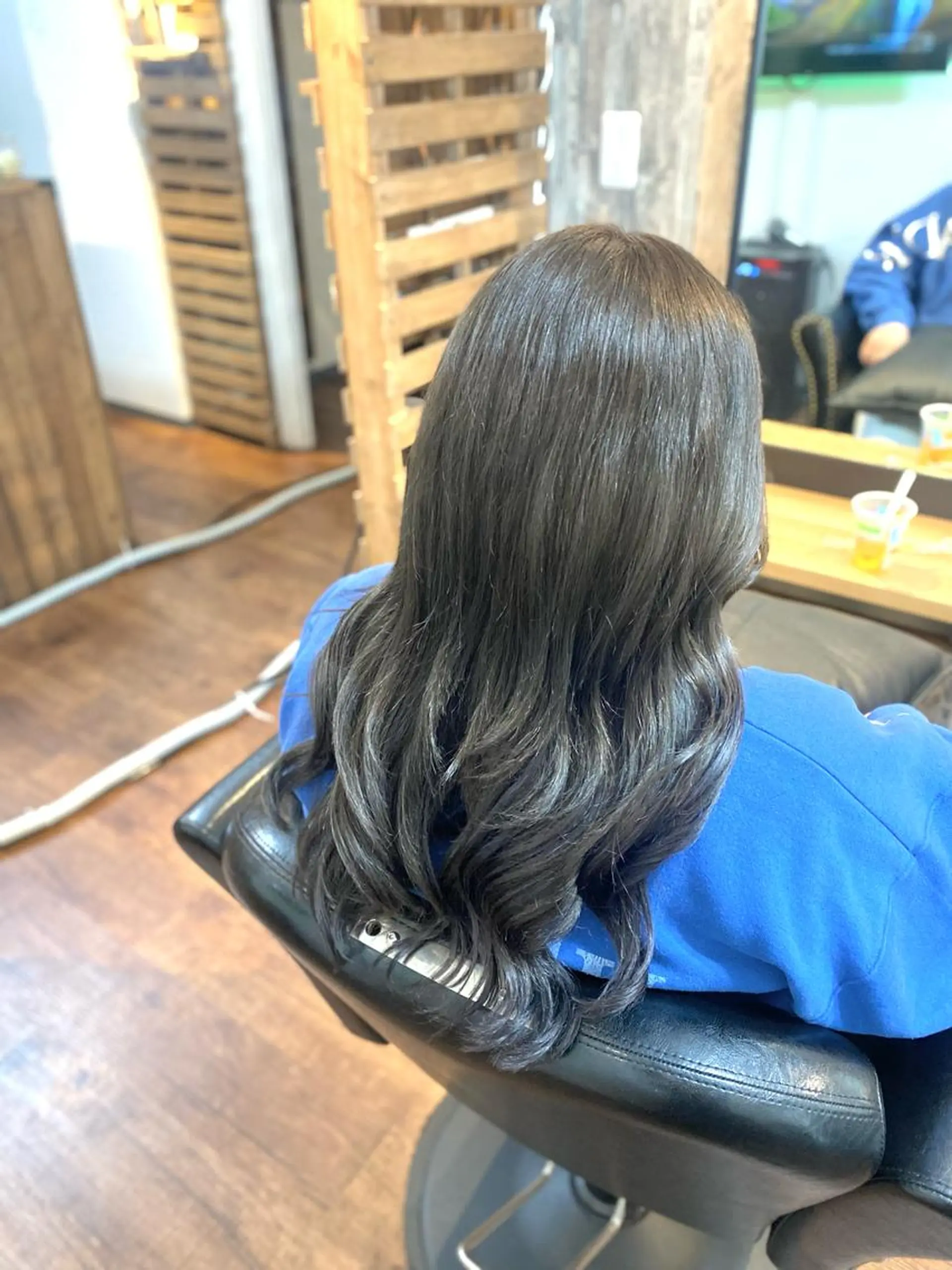 ロング カラー グレージュ カット ヘアカラー トリートメント Luzir⭐︎ GEN⭐︎のヘアスタイル