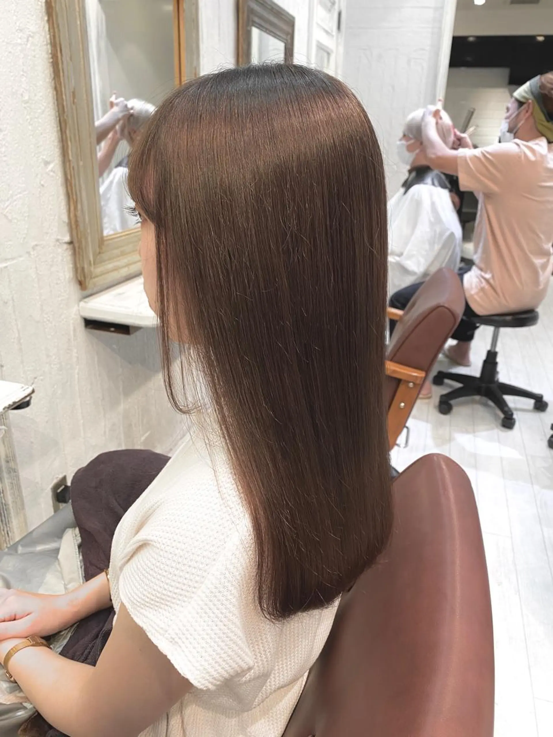 セミロング カラー Fbeauty所属・ブリーチ koheiのヘアスタイル