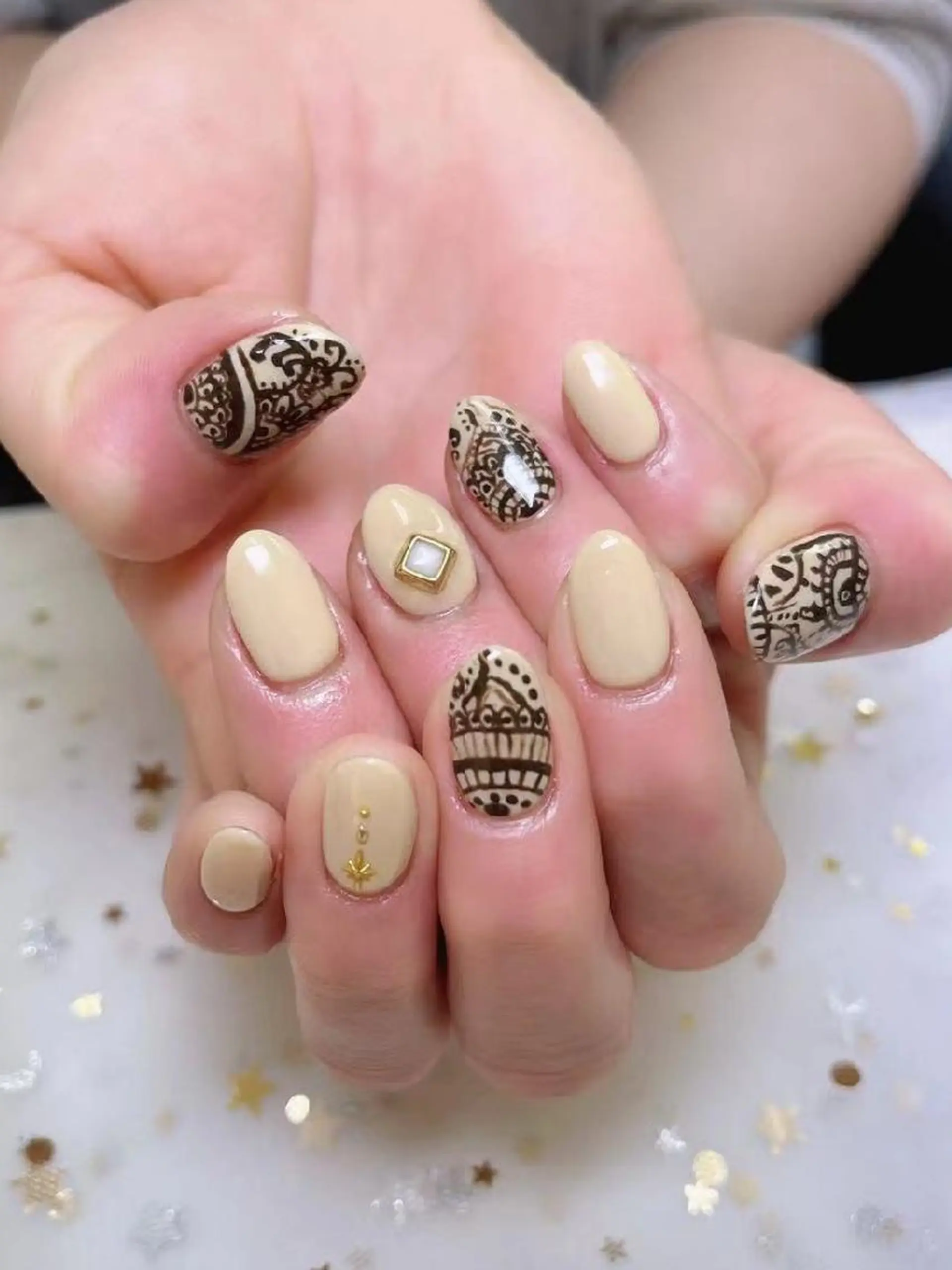 ネイル ハンドネイル 上福岡 らんらんのネイルデザイン