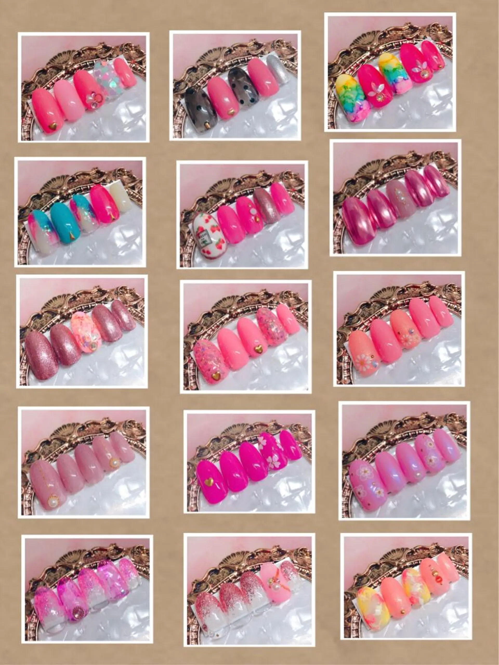 ネイル ハンドネイル CROWN プライベートサロンのネイルデザイン