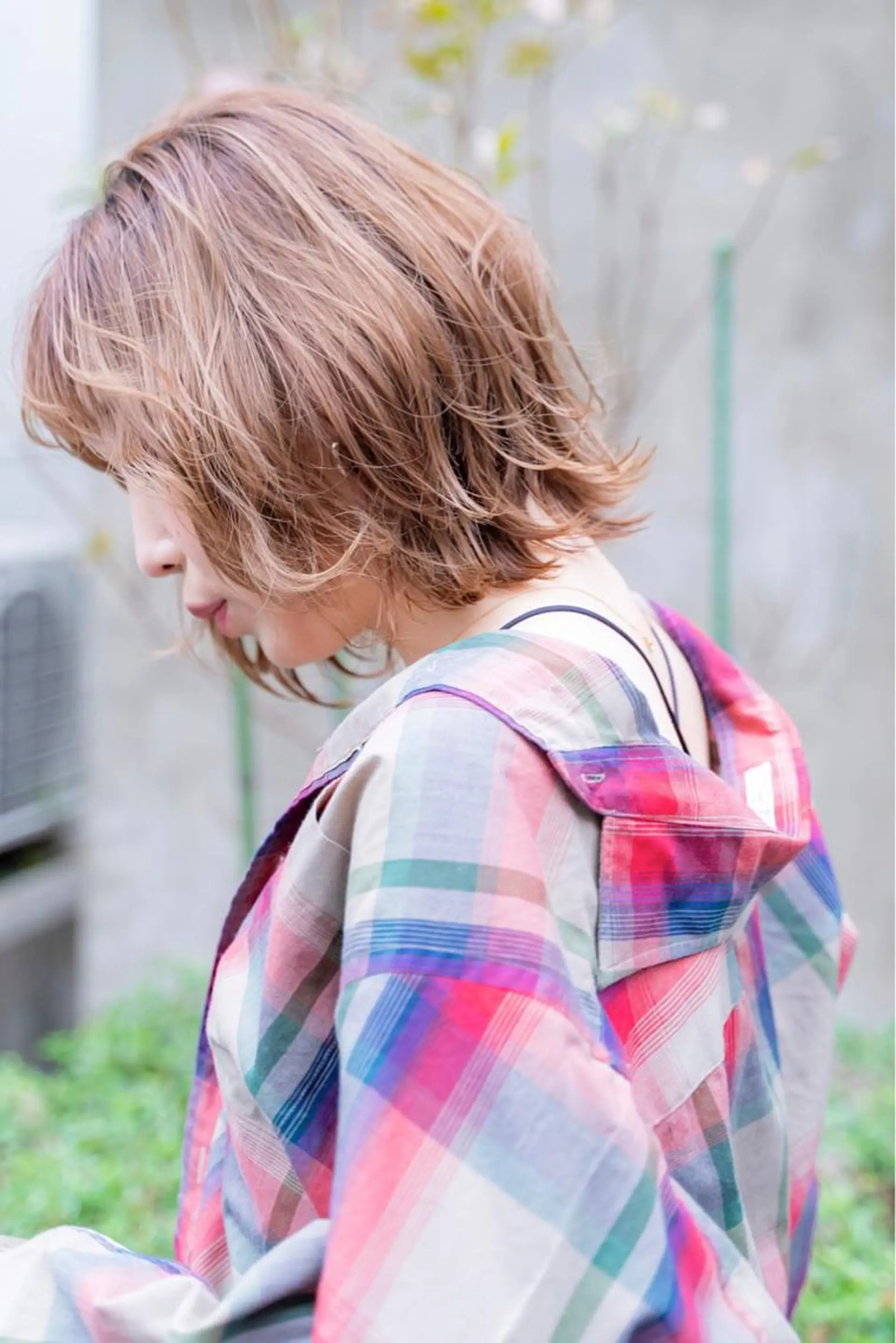 ミディアム ボブレイヤー ボブ レイヤーカット 🏄MUSASHI カラー/レイヤー/のヘアスタイル