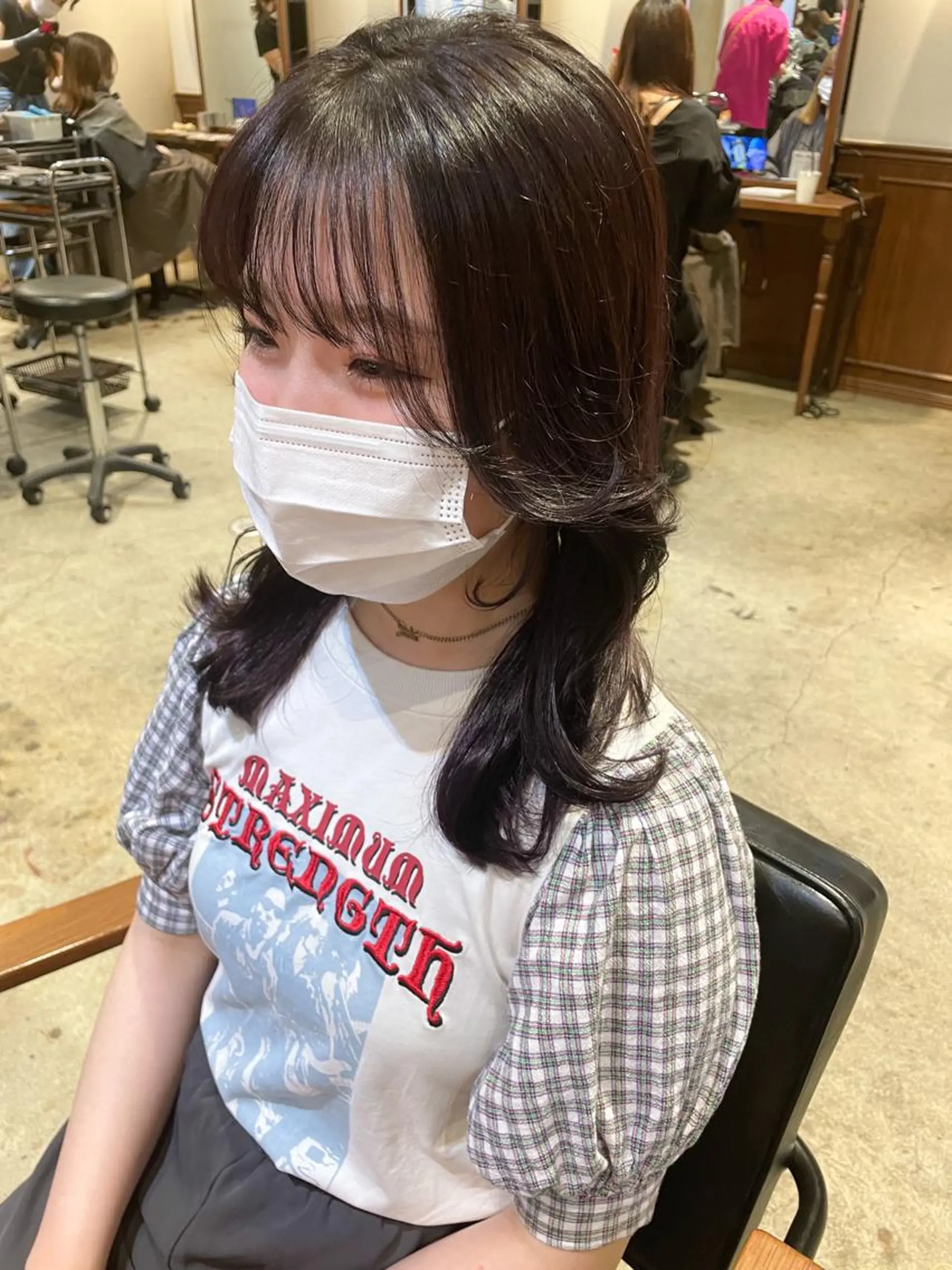 セミロング カット ヘアカラー トリートメント ｅｒｉ 🧴🫧のヘアスタイル