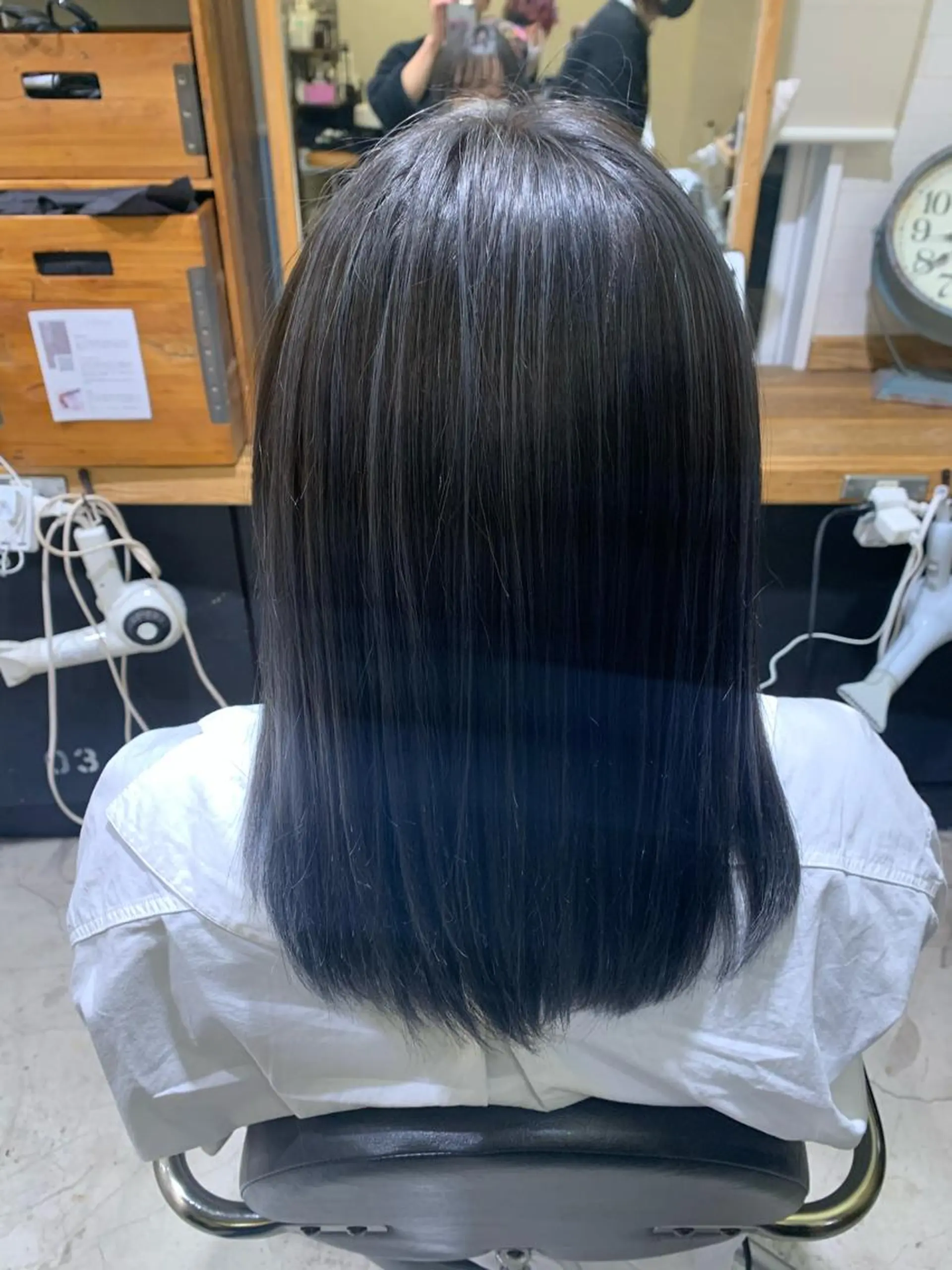 セミロング カラー ヘアアレンジ Sia中野新橋 『JUNYA』のヘアスタイル