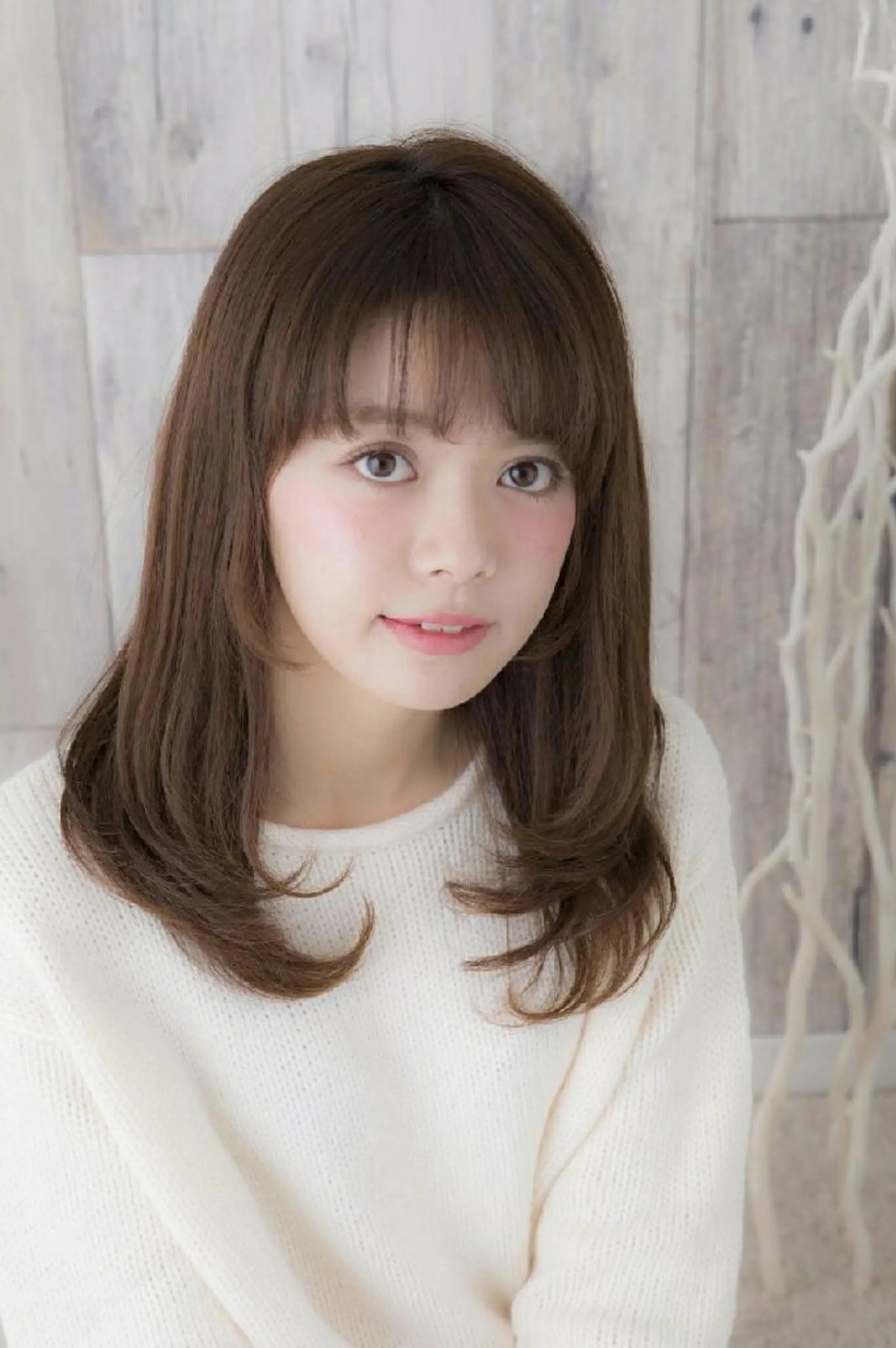 セミロング ロング カラー ショート ミディアム パーマ ロング Memoriese 表参道のヘアスタイル