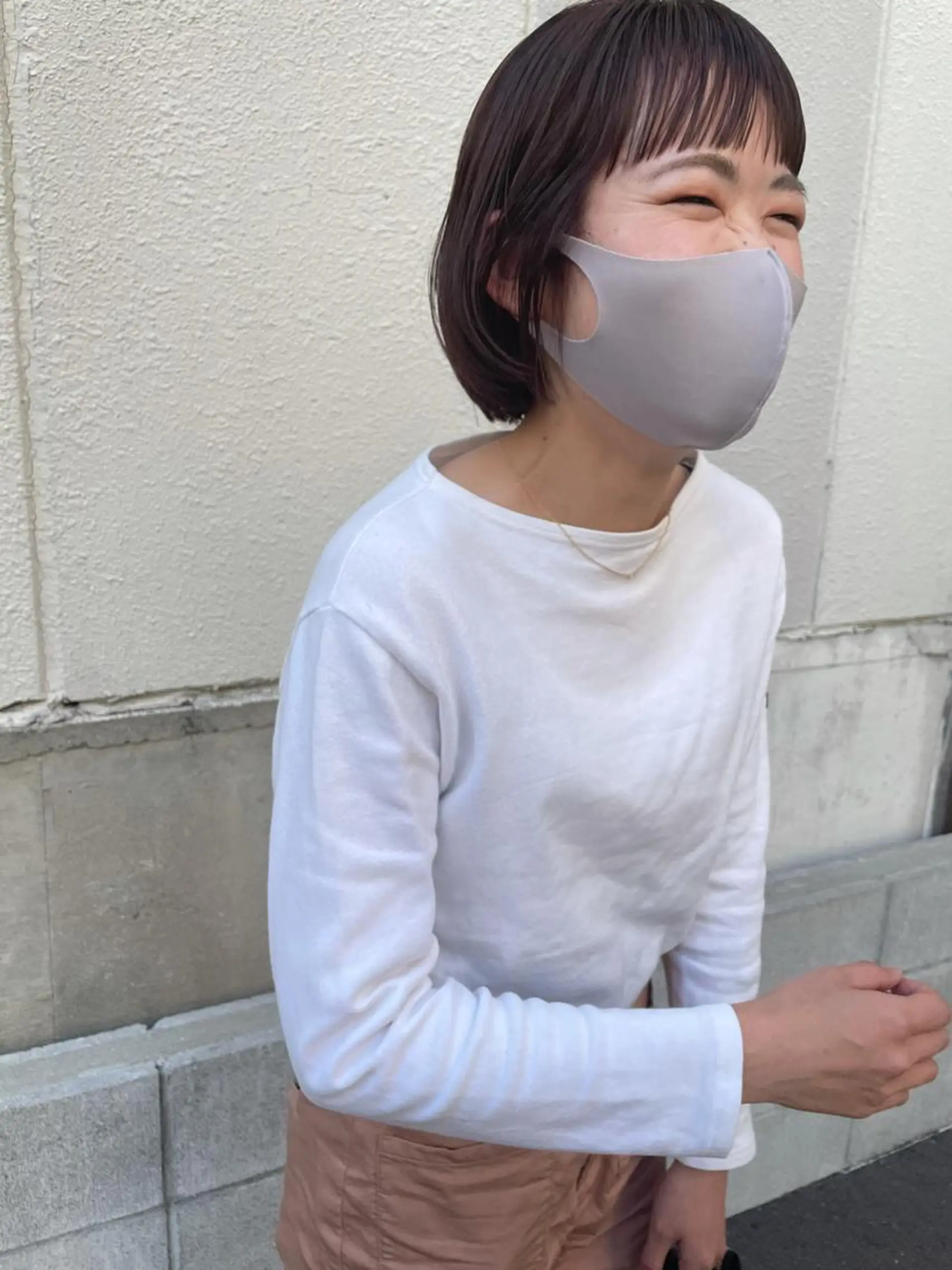 ショート ボブ カット ヘアカラー トリートメント さの あやねのヘアスタイル