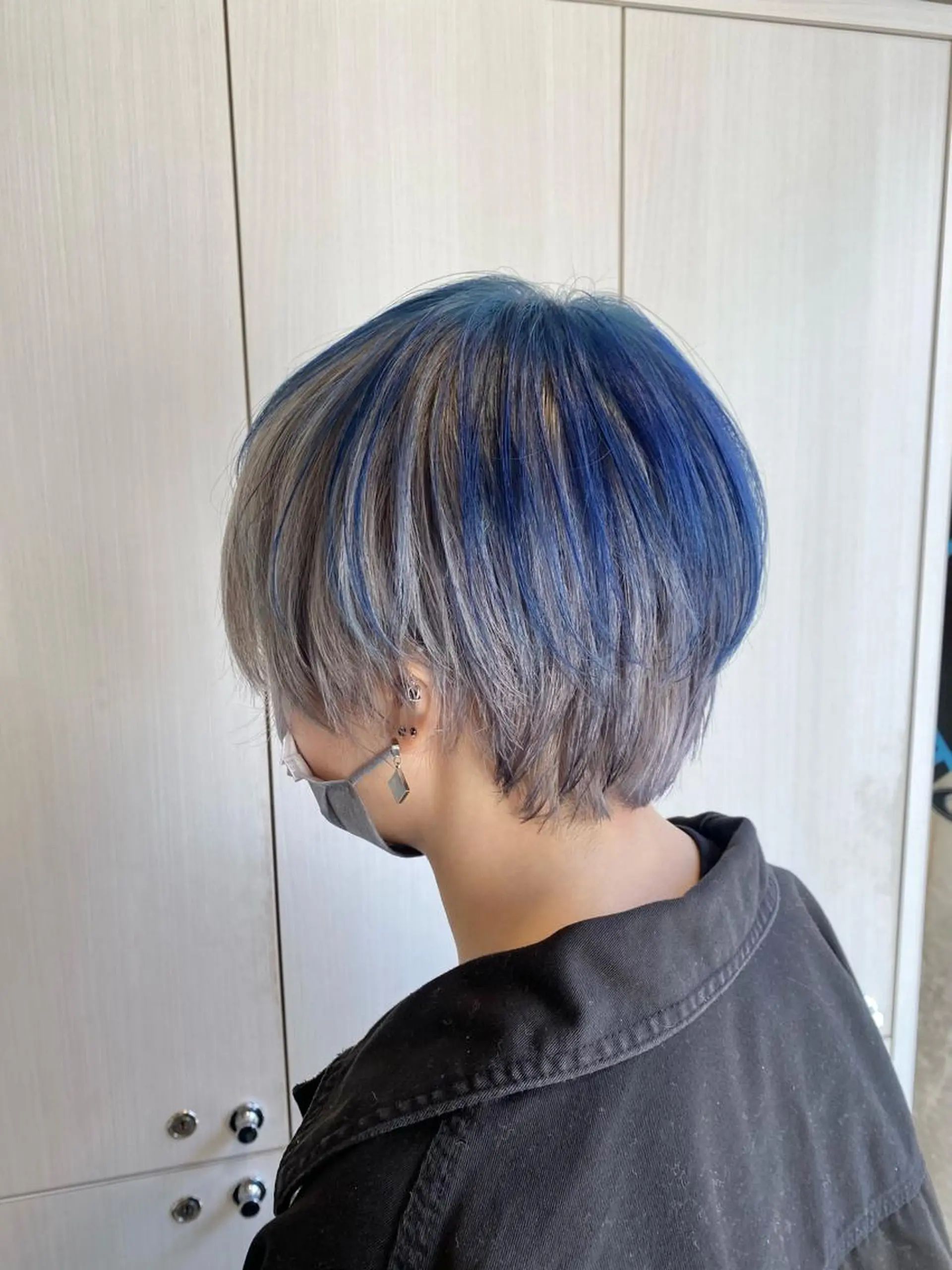 ショート カラー ヘアカラー たなか もえなのヘアスタイル