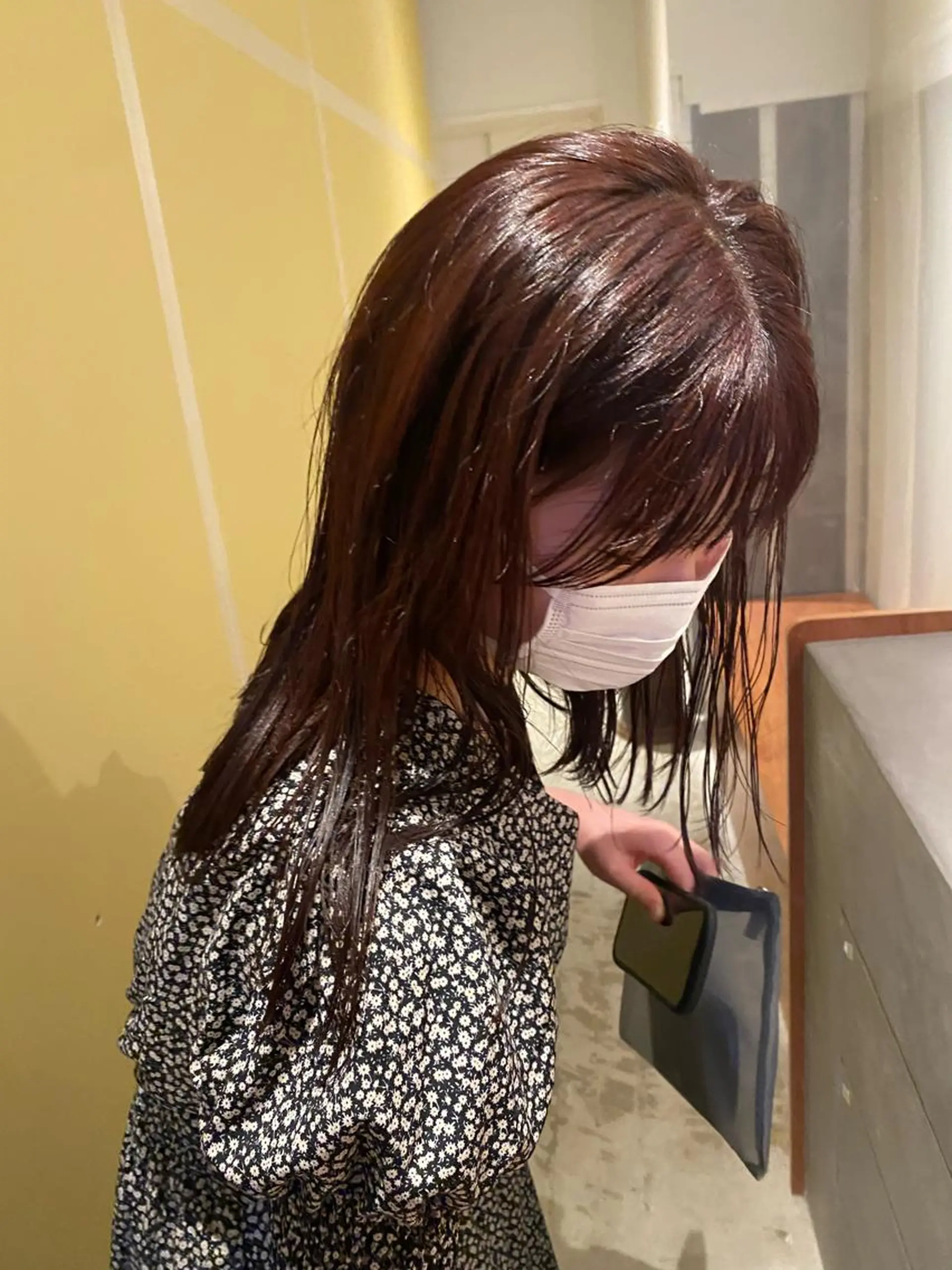 ミディアム カラー ブラウンカラー ピンクカラー ピンクブラウン SALOWIN 栄3丁目店所属・砂原 ひよりのヘアスタイル