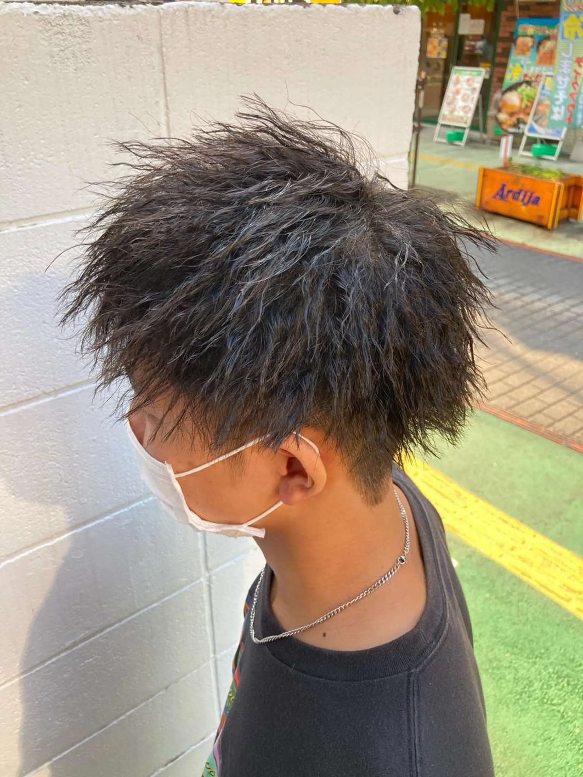 ショート パーマ メンズ メンズパーマ メンズツイストパーマ ツイストパーマ カット パーマ メンズ特化 TAKUYAのヘアスタイル