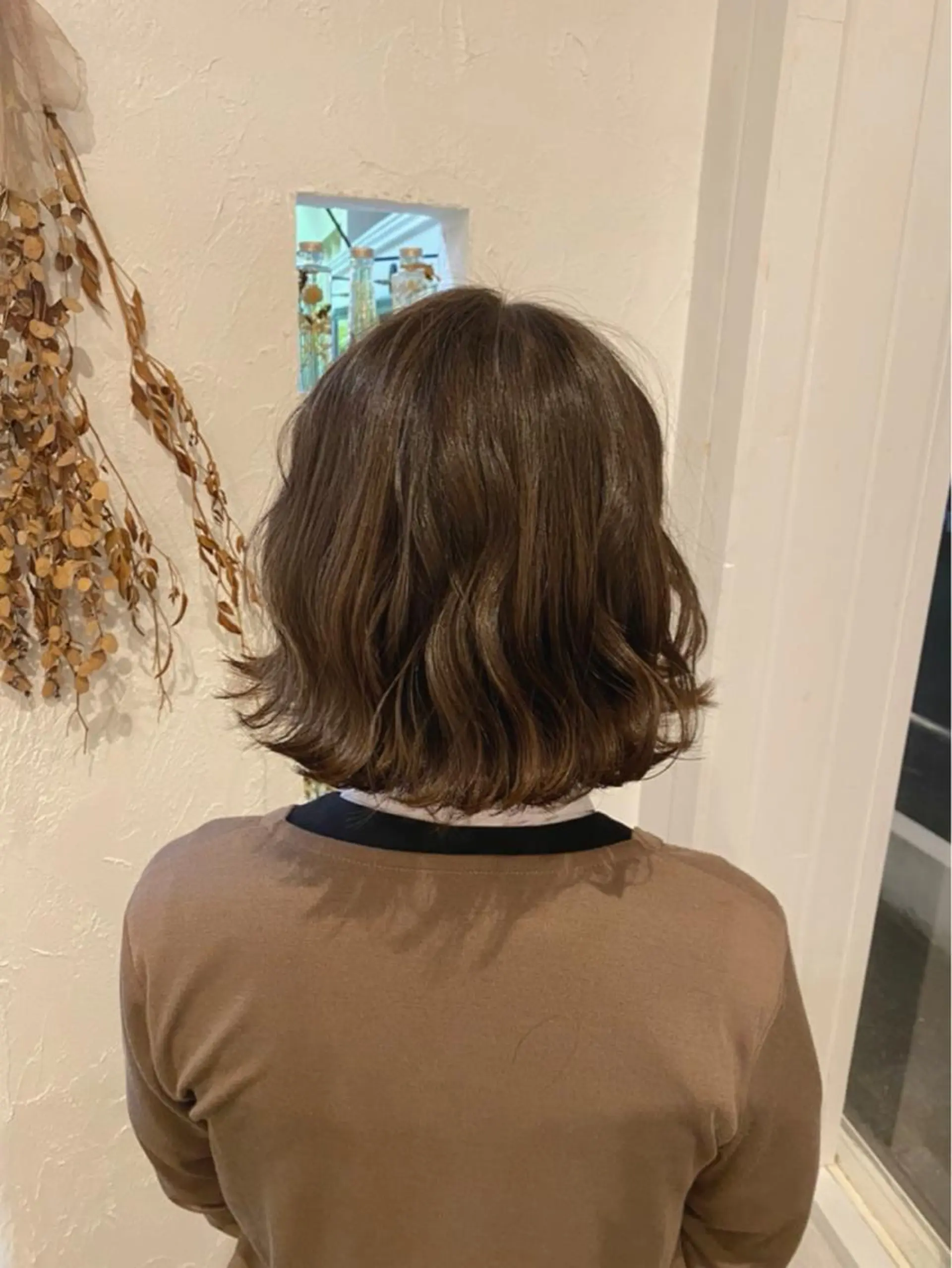 ミディアム カラー パーマ ヘアアレンジ 豊橋美容院 ソンリエのヘアスタイル