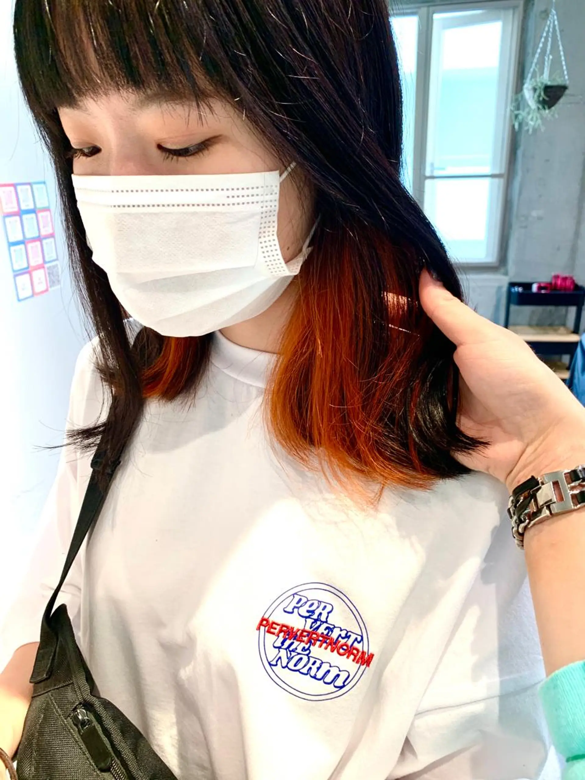 ミディアム カラー 立川/シールエクステ /みづきのヘアスタイル