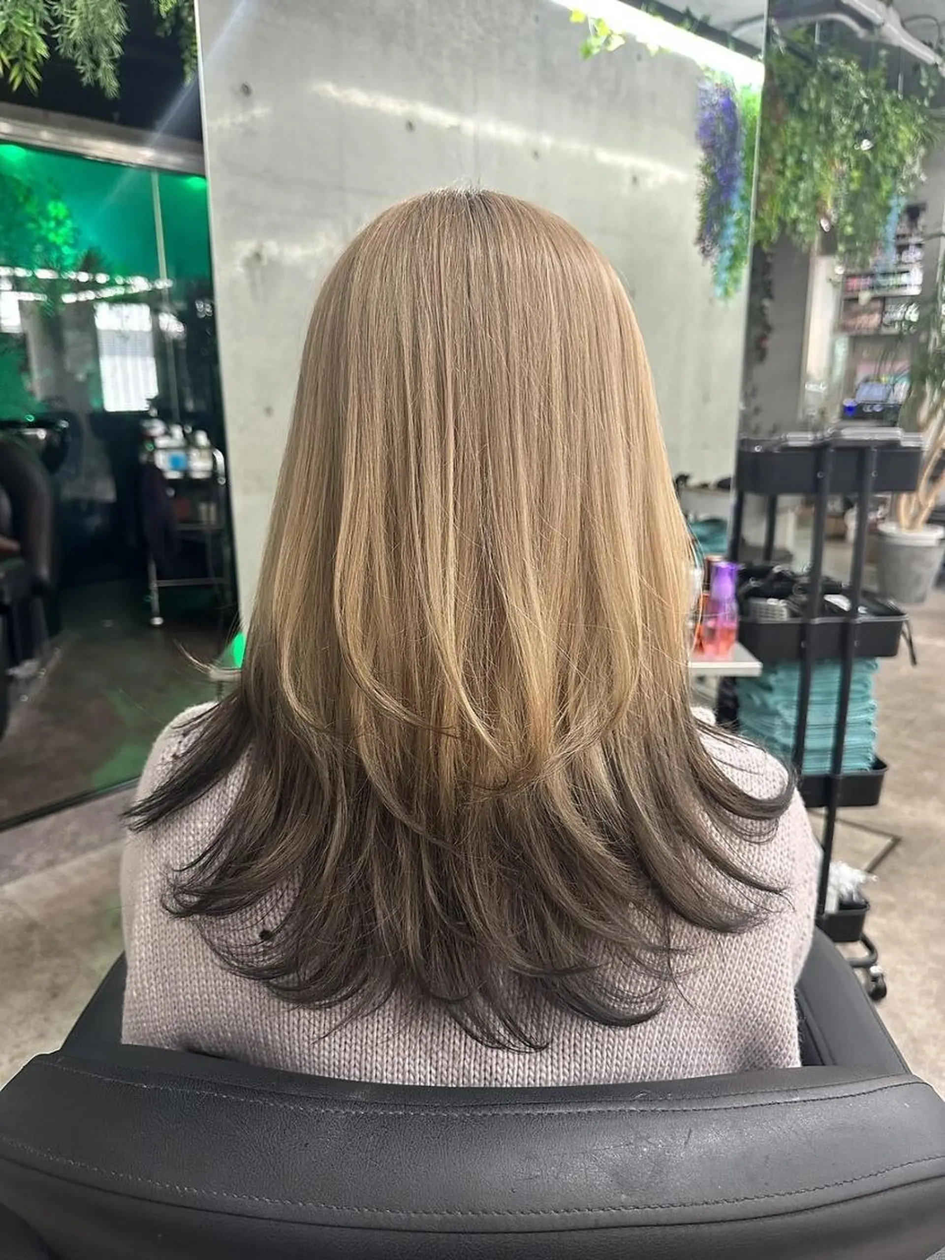 セミロング 💚Forest Mirror💚のヘアスタイル