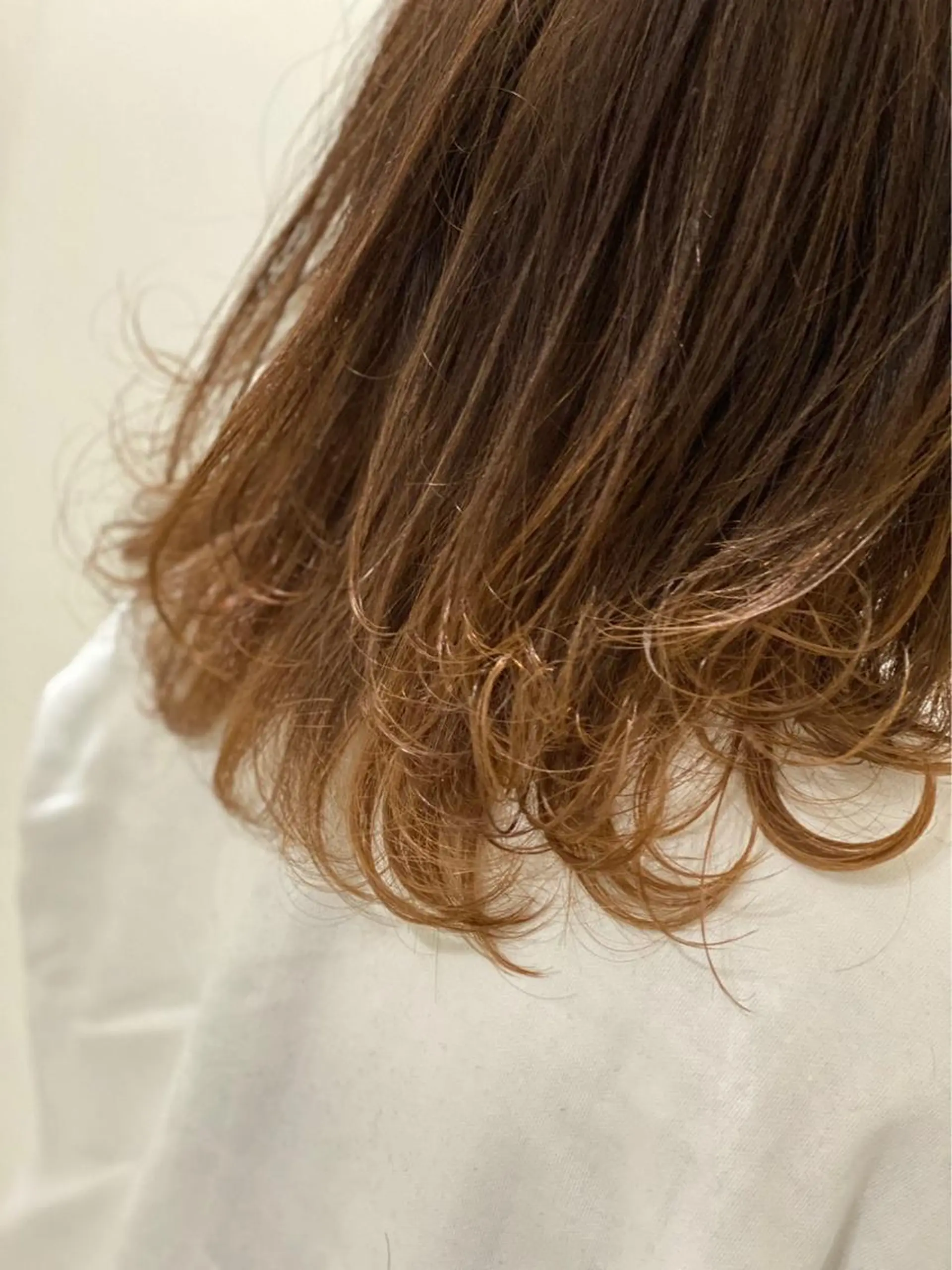 ミディアム カラー ヘアカラー トリートメント Etoile HAIR SALONのヘアスタイル