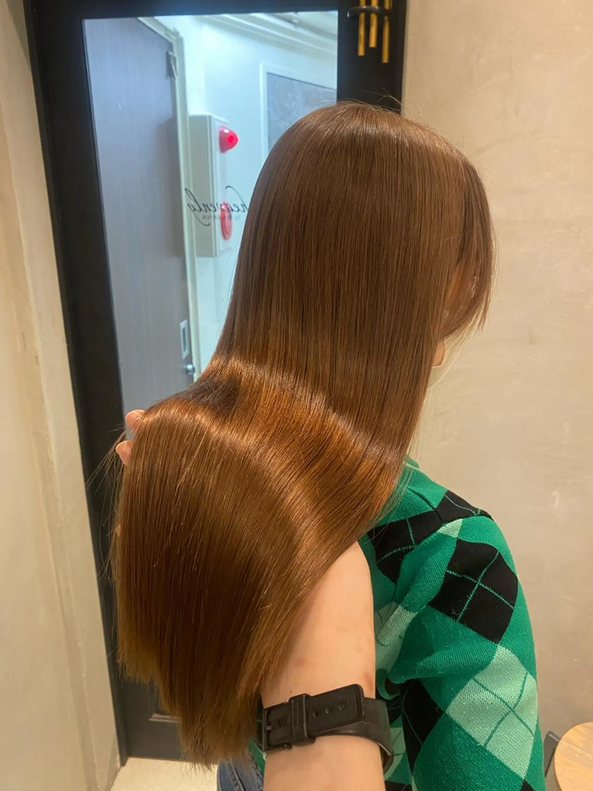 セミロング カット ヘアカラー トリートメント 顔周りcut・ご相談 ＝新宿しずく🇰🇷のヘアスタイル