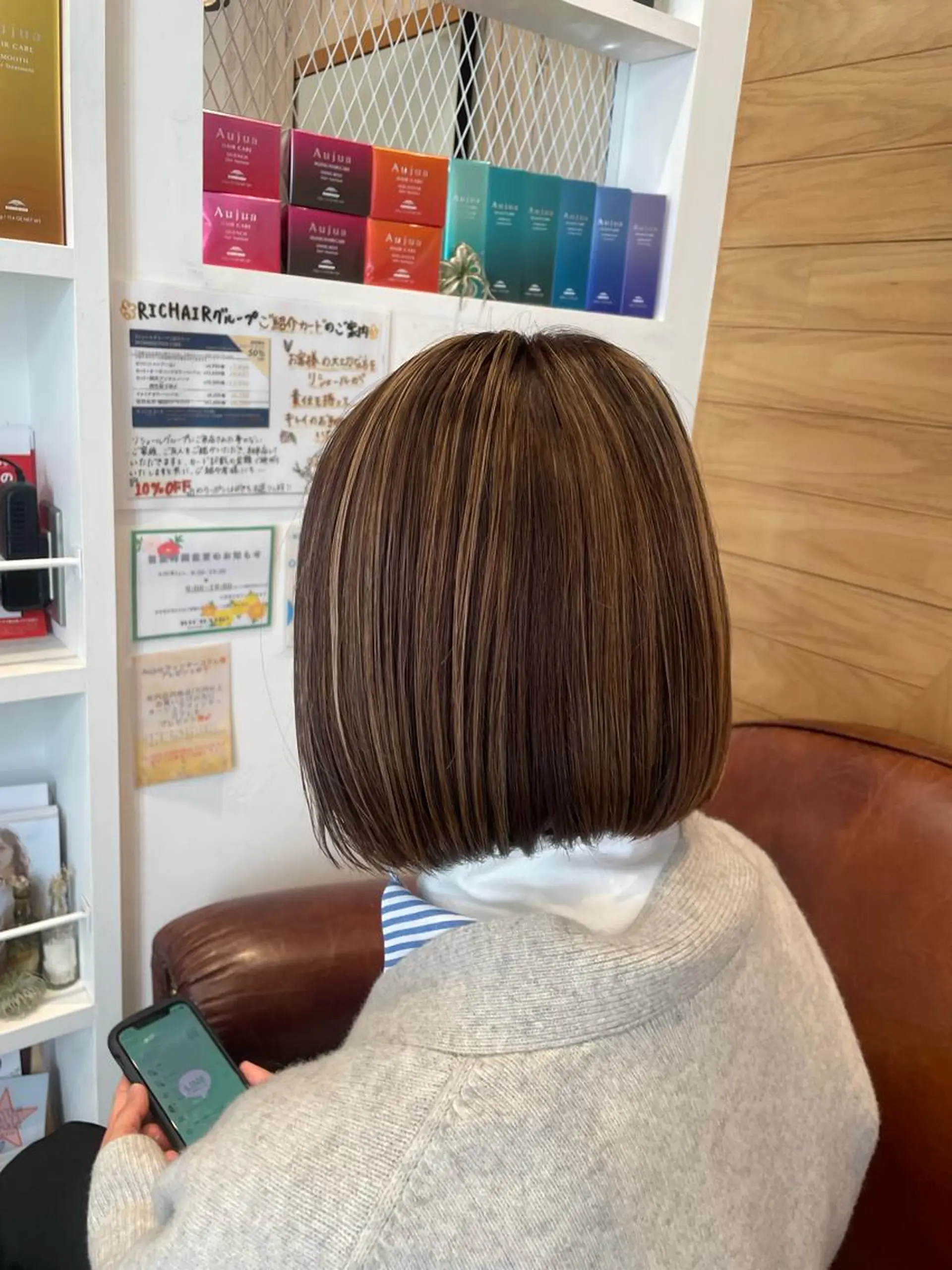 ショート カラー ヘアカラー 鈴村 大介のヘアスタイル