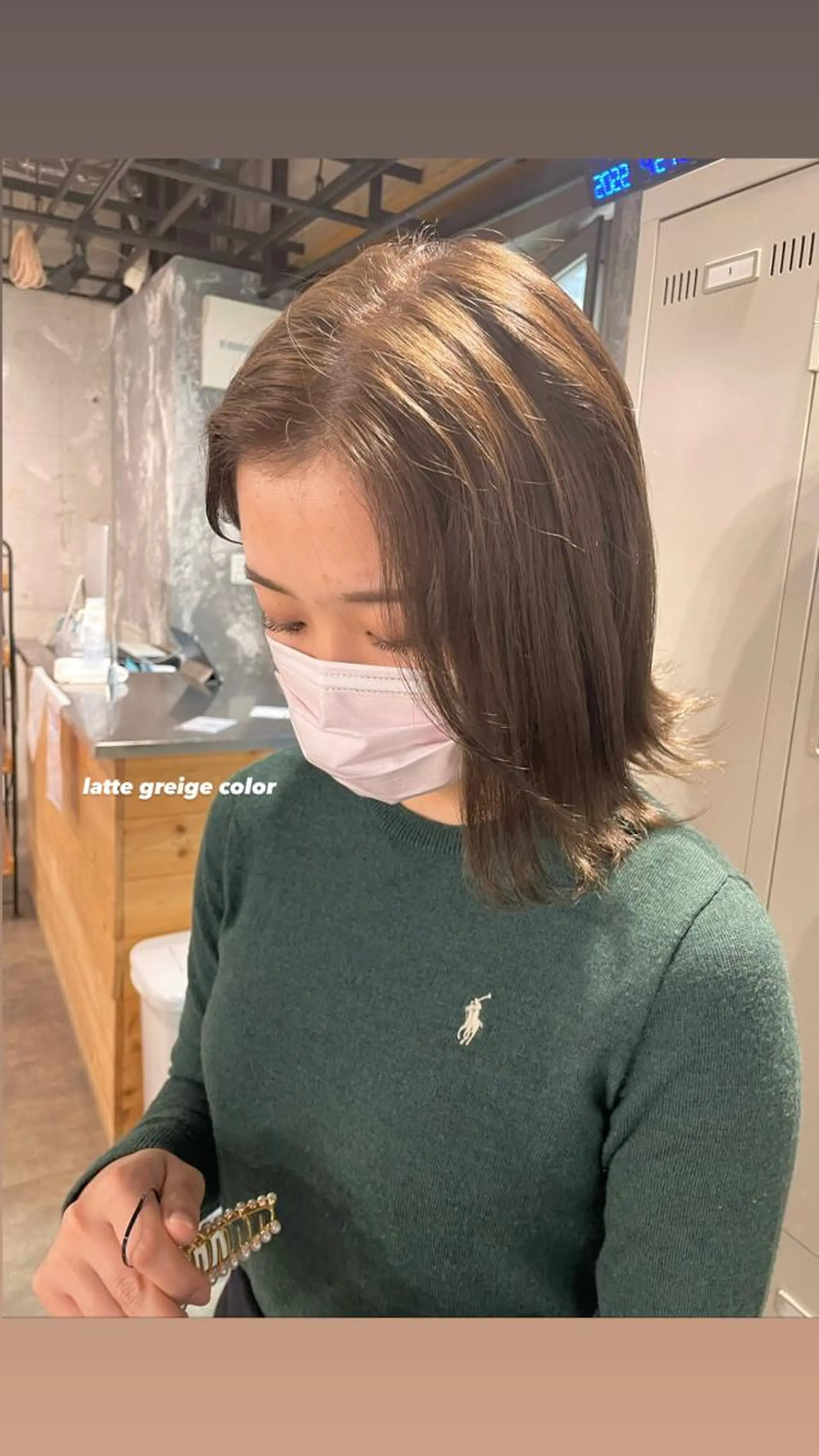 ミディアム カラー パーマ ヘアアレンジ メンズ キッズ ネイル マツエク・マツパ アイブロウ 透明感カラー・レイヤ ー🎀amika🎀のヘアスタイル