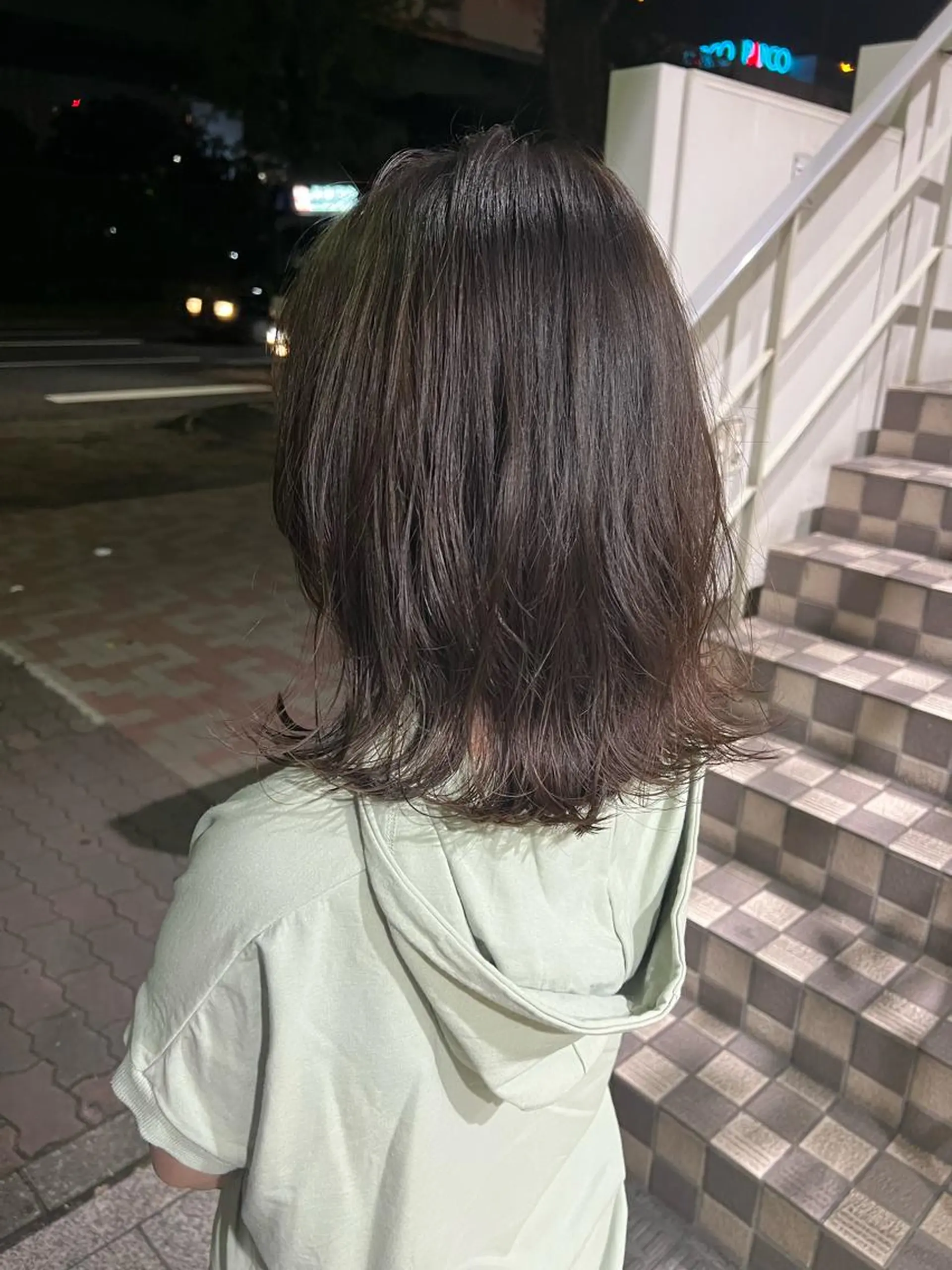 ミディアム カラー 舟橋耀/ブリーチカラ ー/レイヤーカットのヘアスタイル