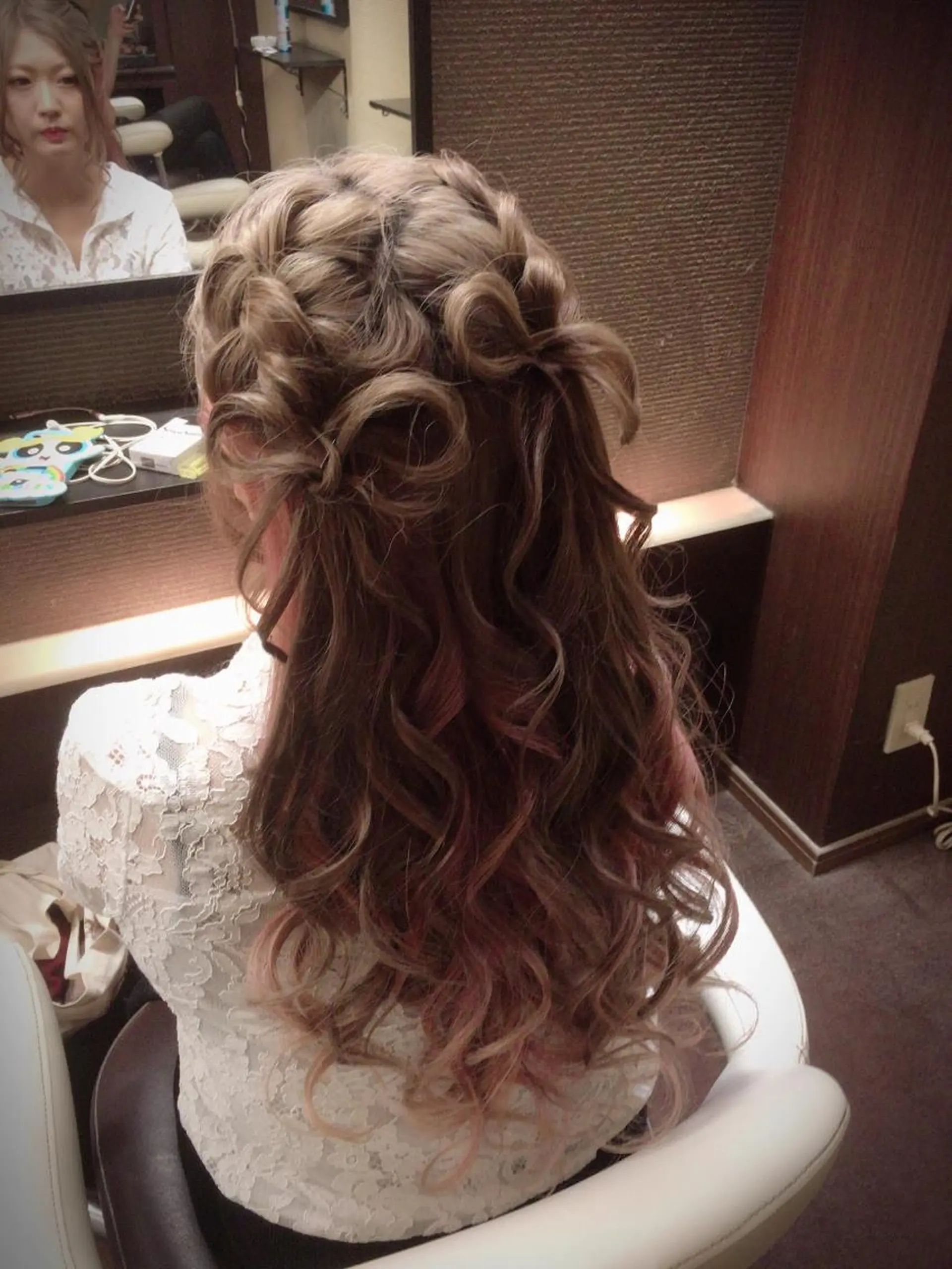 ロング ヘアアレンジ セット&メイク RICK trickのヘアスタイル