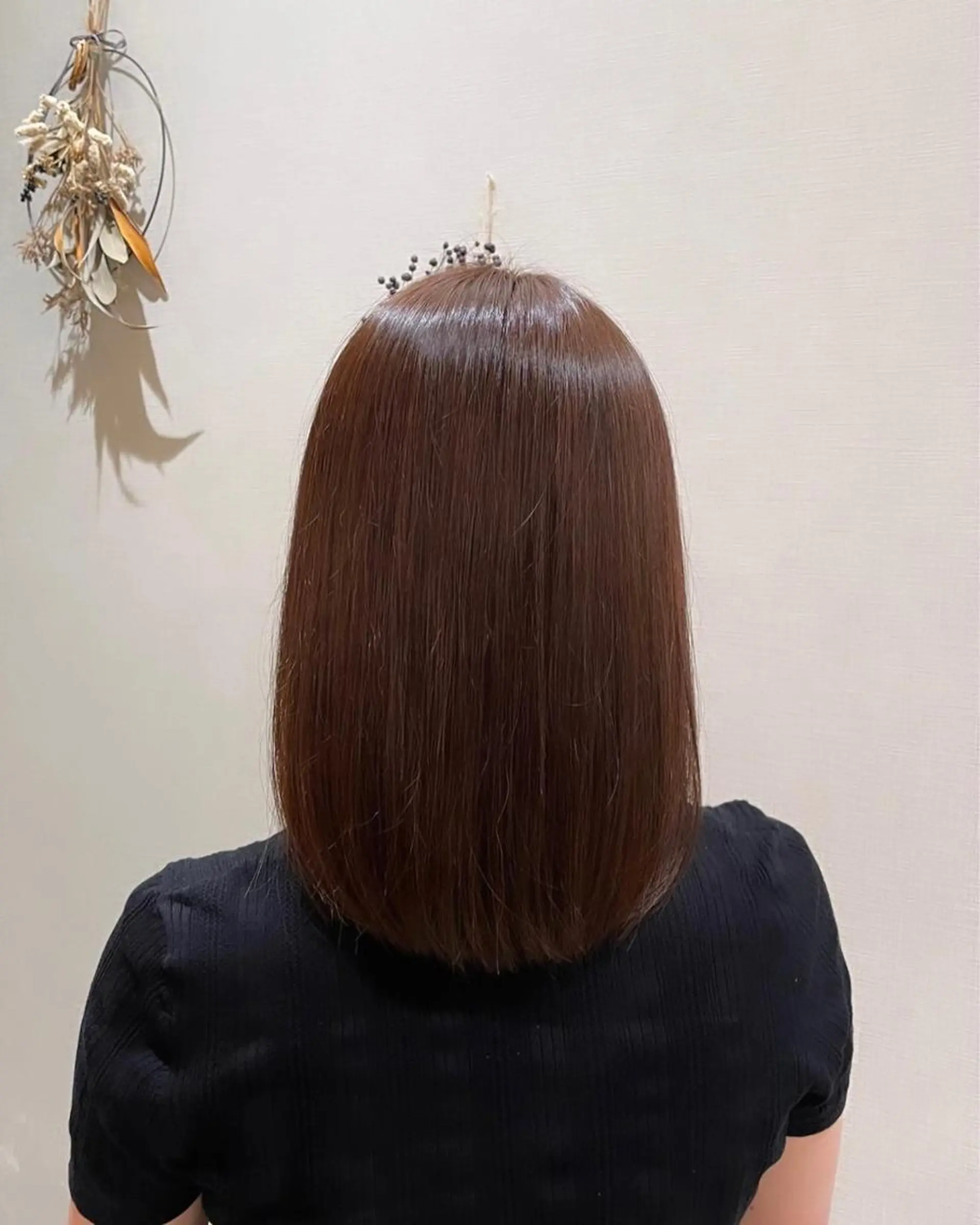 ミディアム カラー ヘアカラー トリートメント 松永 佑弥のヘアスタイル