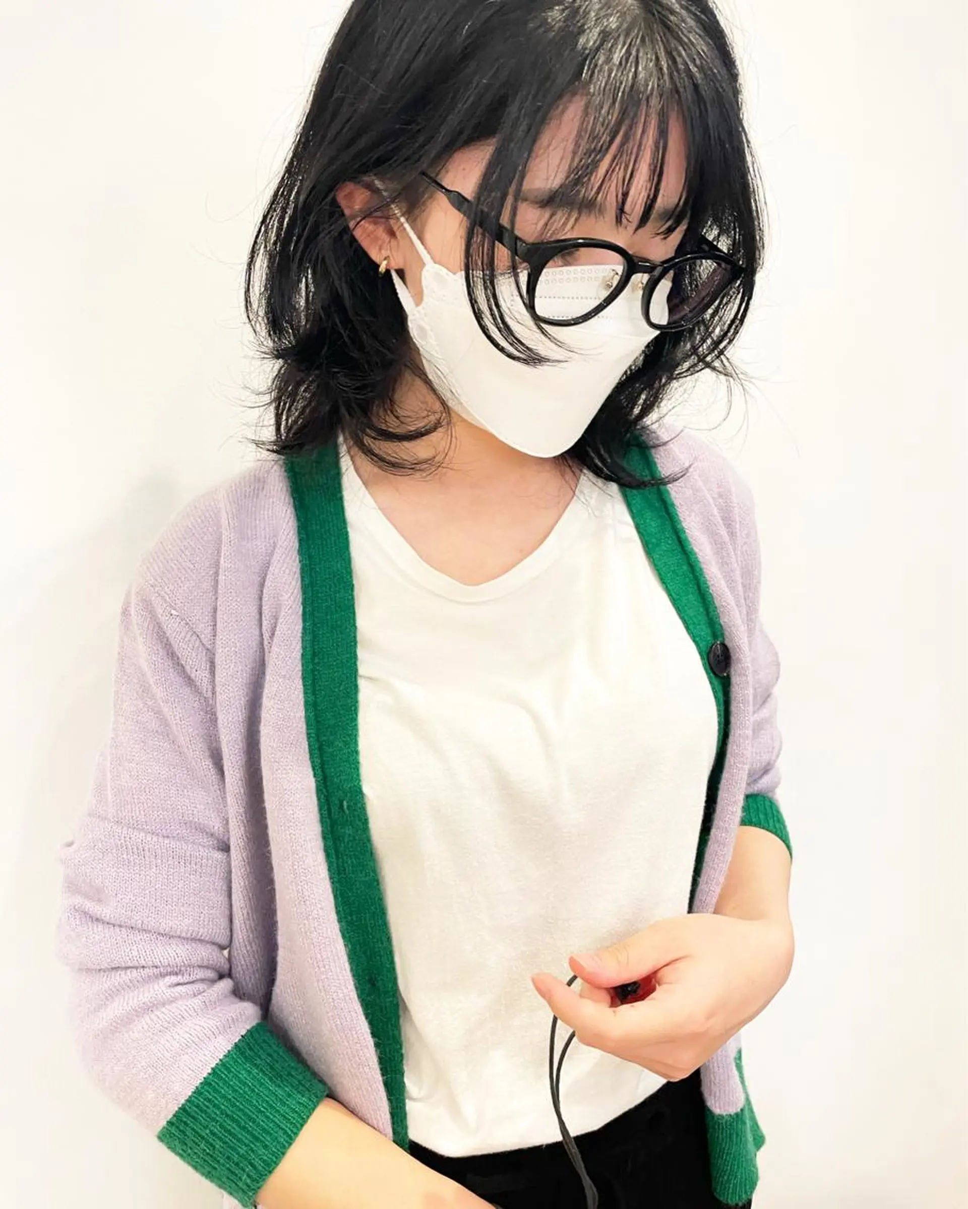 ミディアム カラー 佐藤 永夏のヘアスタイル