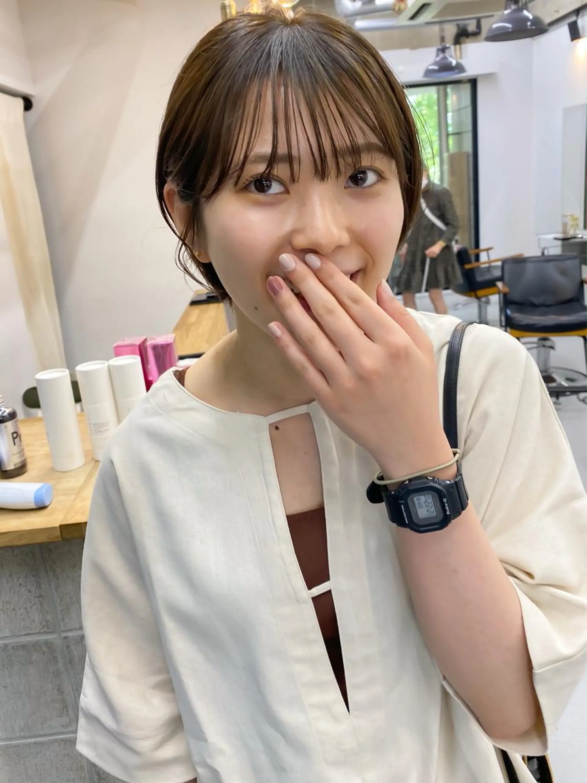 ショート カラー ハイトーンカラー 栄・伏見 JOULE'Sのヘアスタイル