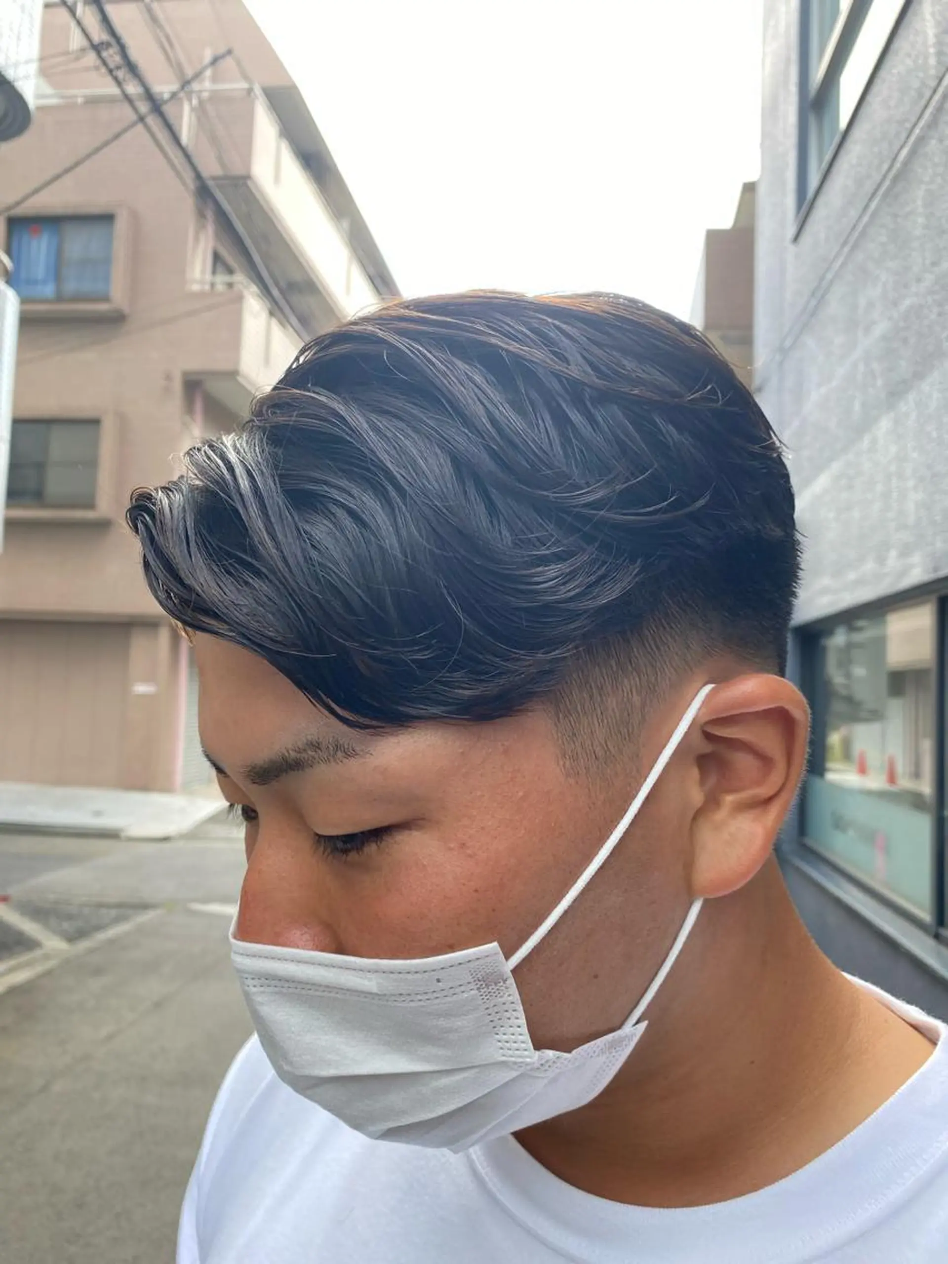 パーマ メンズ カット パーマ ヘアセット メンズブリーチカラー /パーマ ごーた立川のヘアスタイル