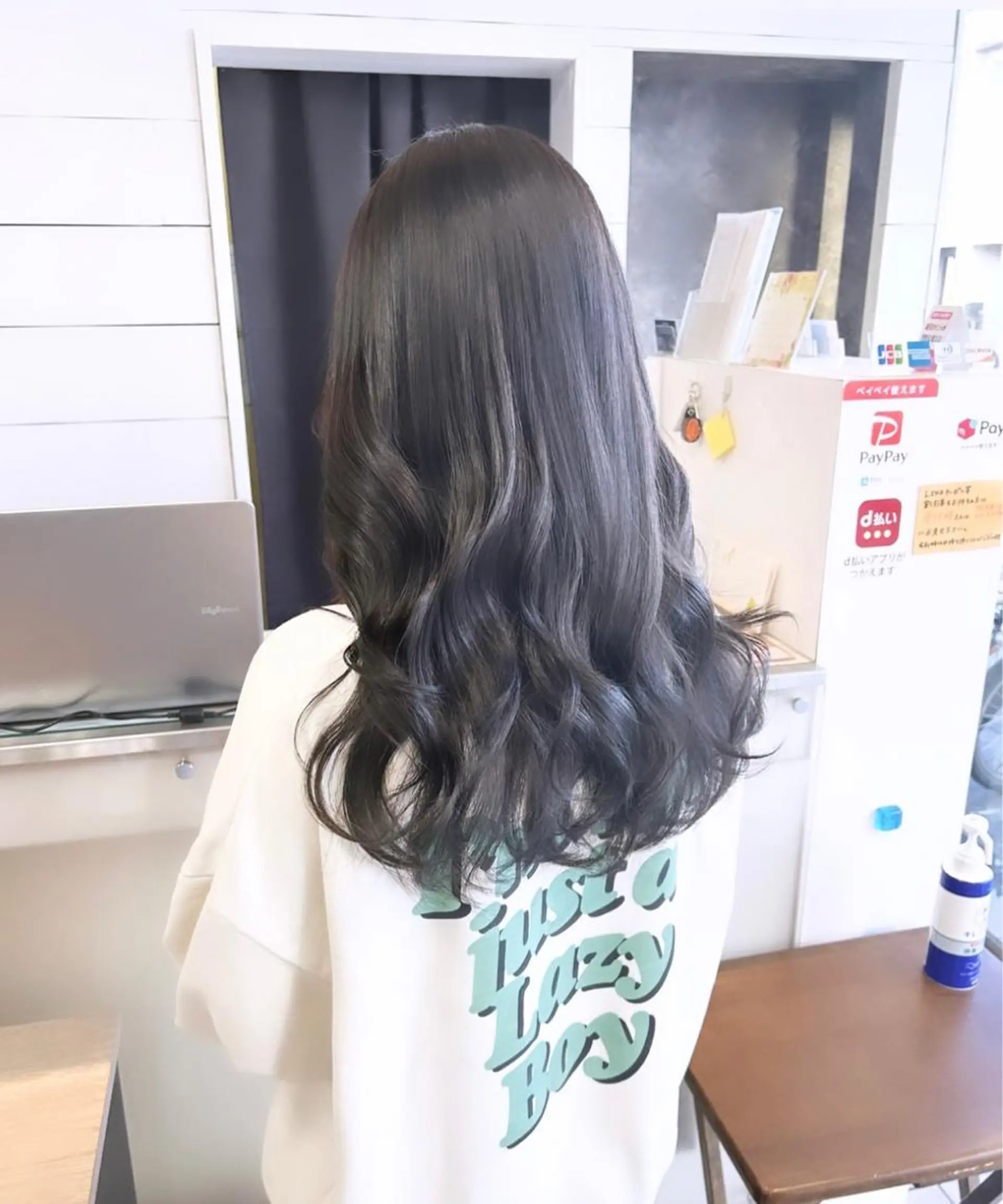 セミロング カット ヘアカラー 🫧艶髪カラー🫧 森本くるみのヘアスタイル