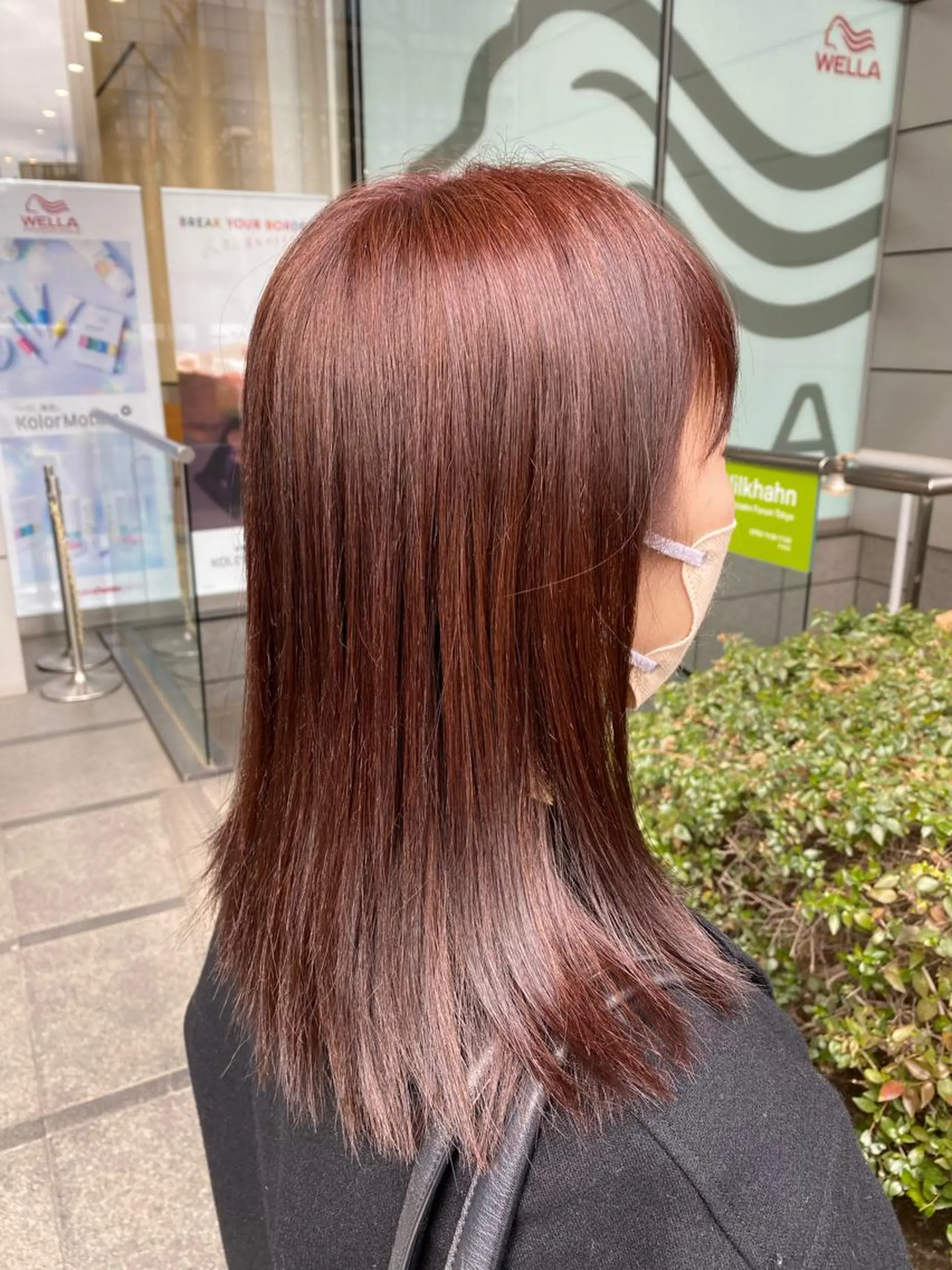 セミロング 髪質改善&縮毛矯正 カット/soyaのヘアスタイル