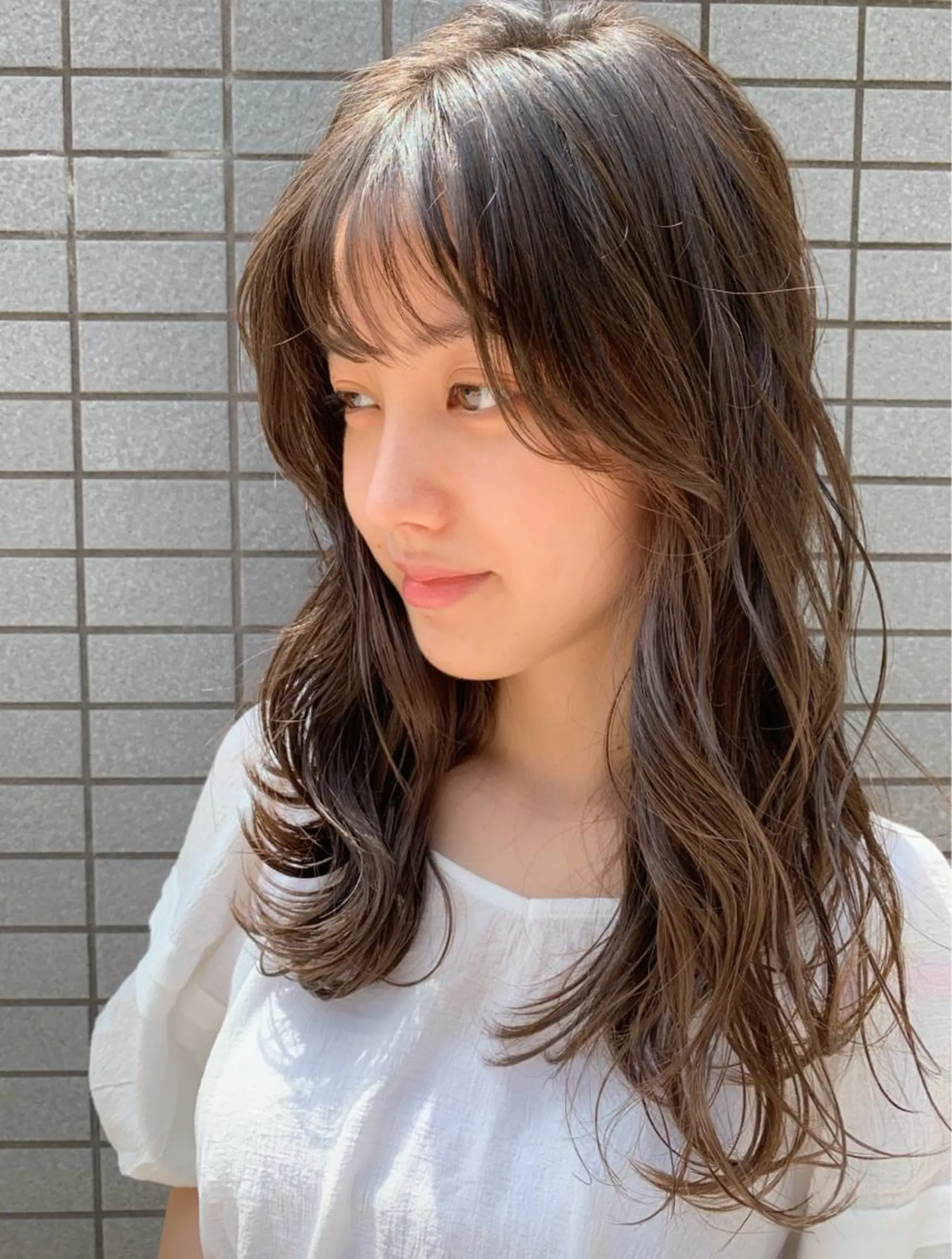 ロング カラー イルミナカラー カット ヘアカラー トリートメント KANA/ボブ/ インナーカラー/艶髪のヘアスタイル