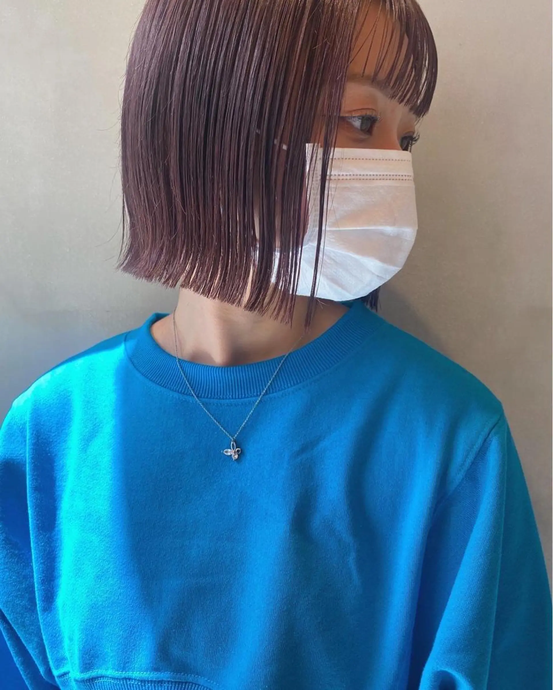 ショート カラー カット ヘアカラー トリートメント センターパート/ 暖色カラーayuのヘアスタイル