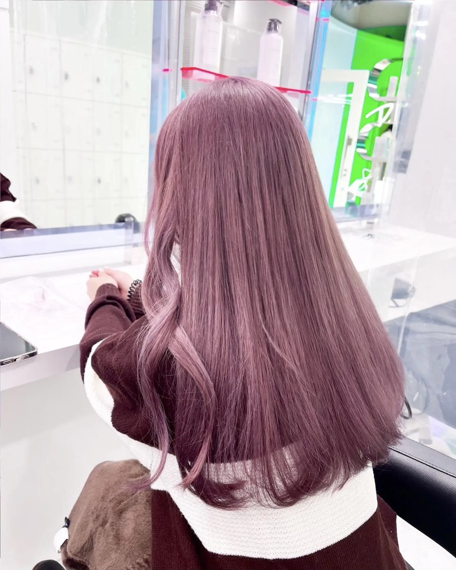 セミロング カラー 💗爆美女製造機💗 ハイトーン-髪質改善のヘアスタイル