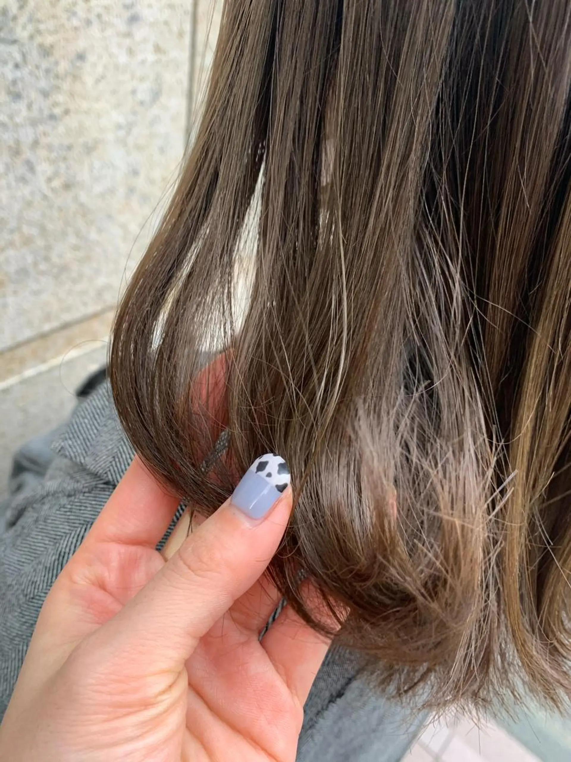 ミディアム カラー まろやかカラー🤎 みなとまほのヘアスタイル