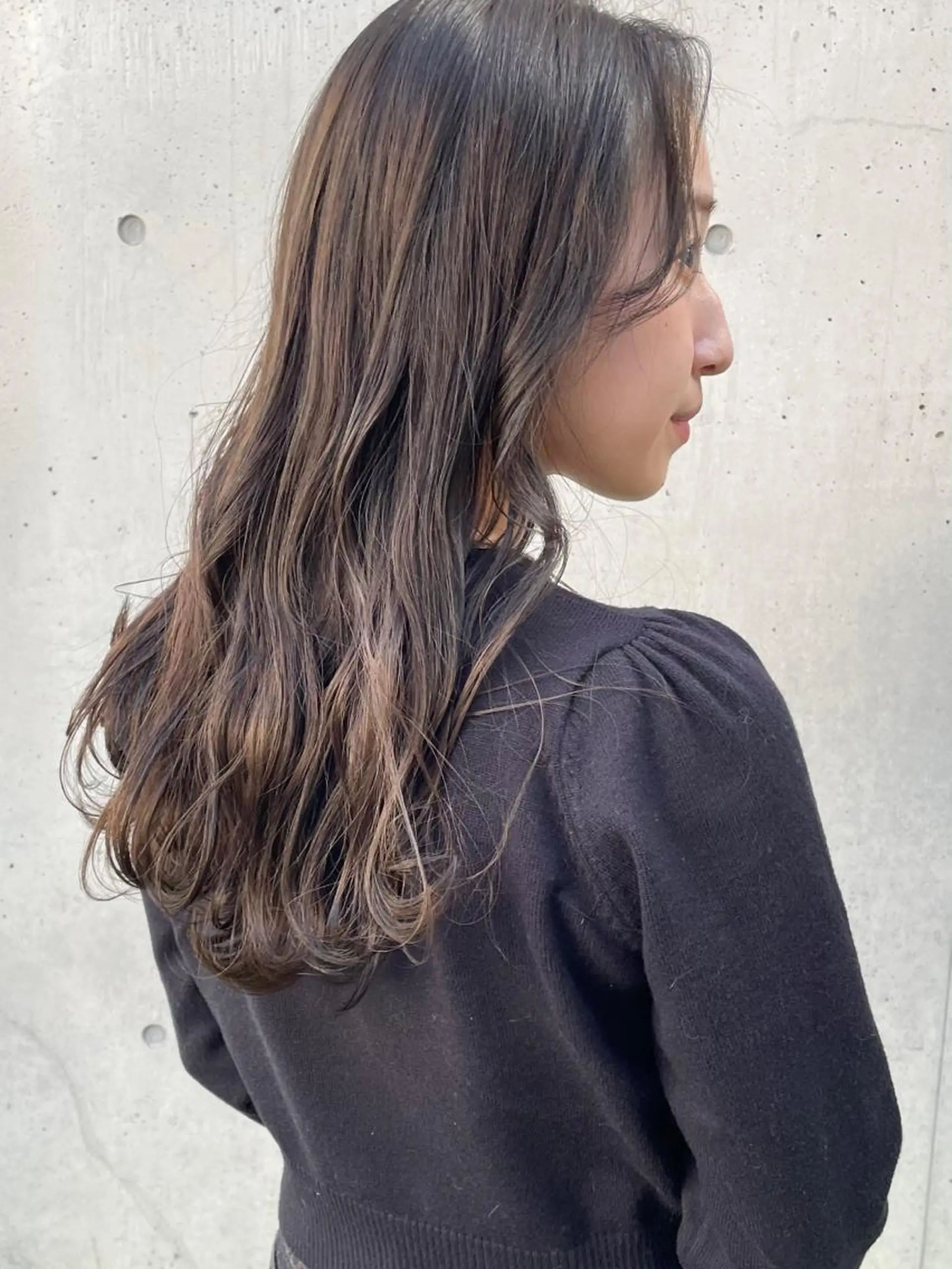 ロング アッシュ ロング カット ヘアカラー 【ボブ/個室サロン】 癒し空間mimuraのヘアスタイル