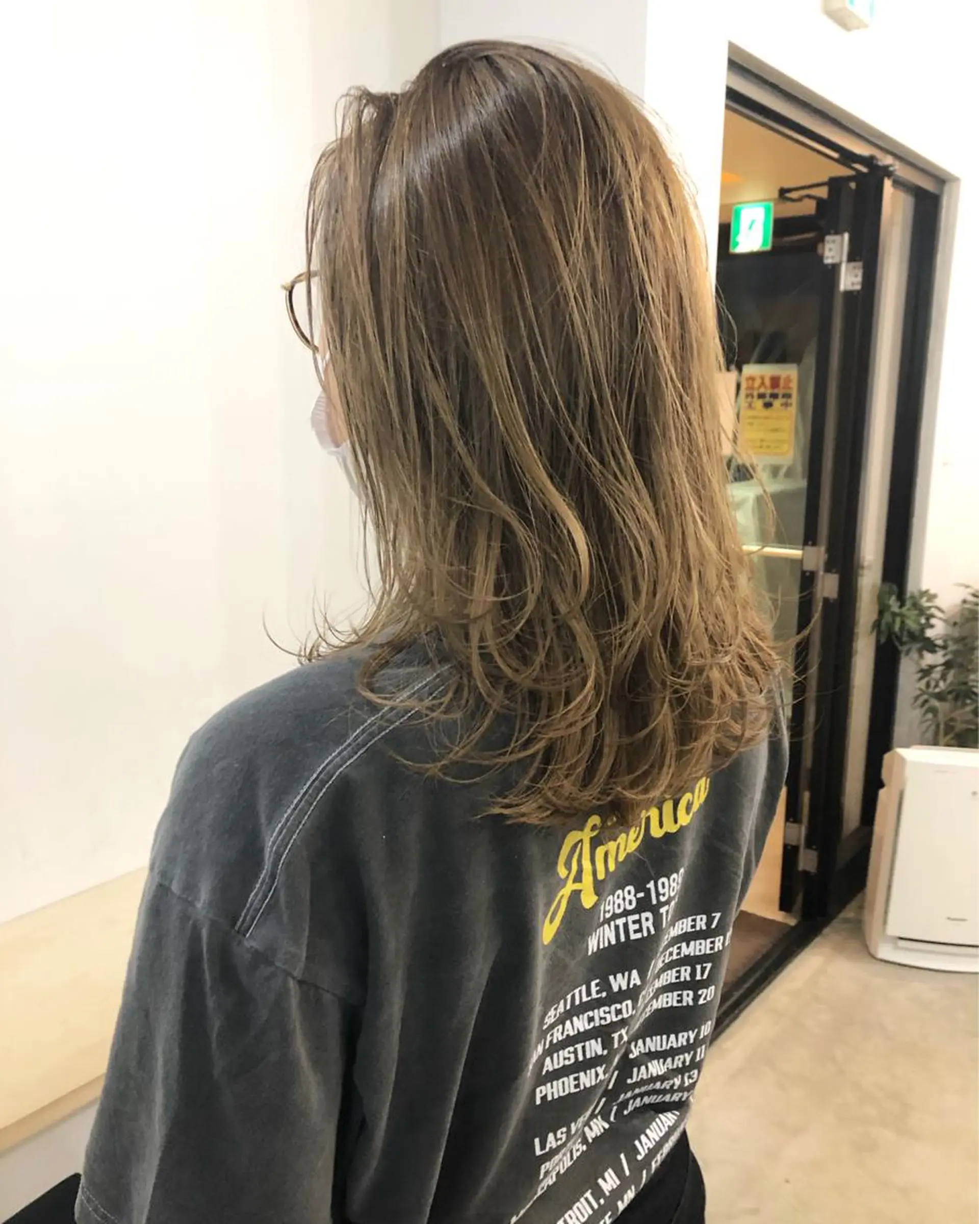 ミディアム カラー カット ヘアカラー トリートメント ボブ/ミニボブ/ 立河今日子のヘアスタイル