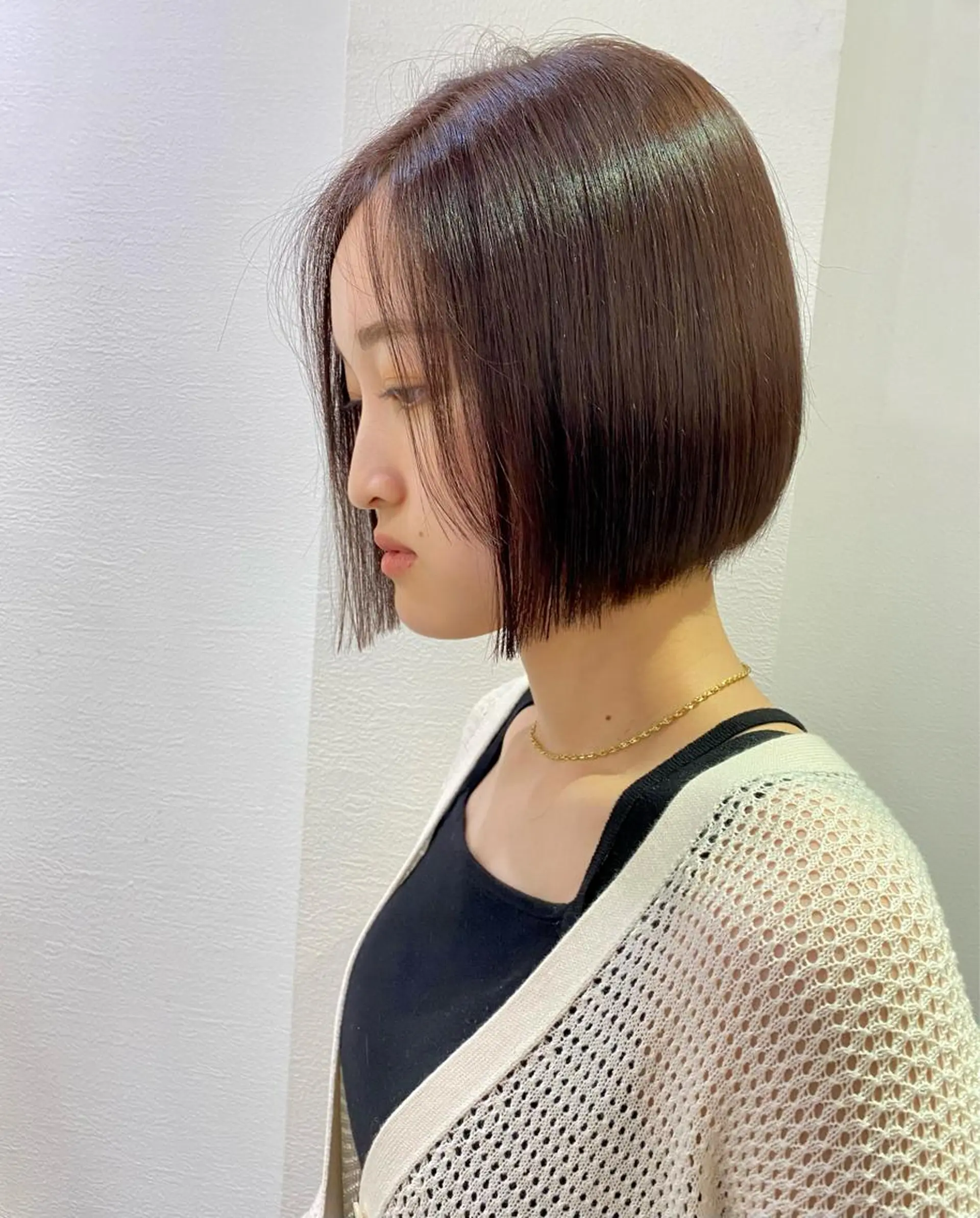 ショート カラー 顔周り/ブリーチなし /縮毛矯正🫧伊勢のヘアスタイル